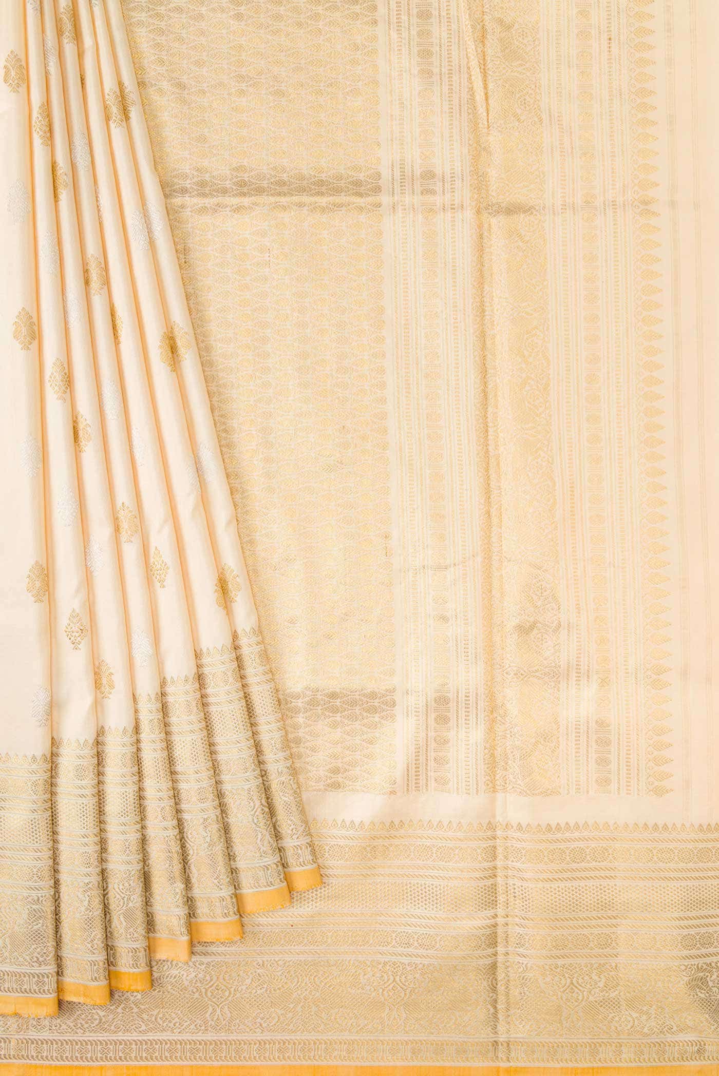 Sandal Double Ikat Saree - Image 8