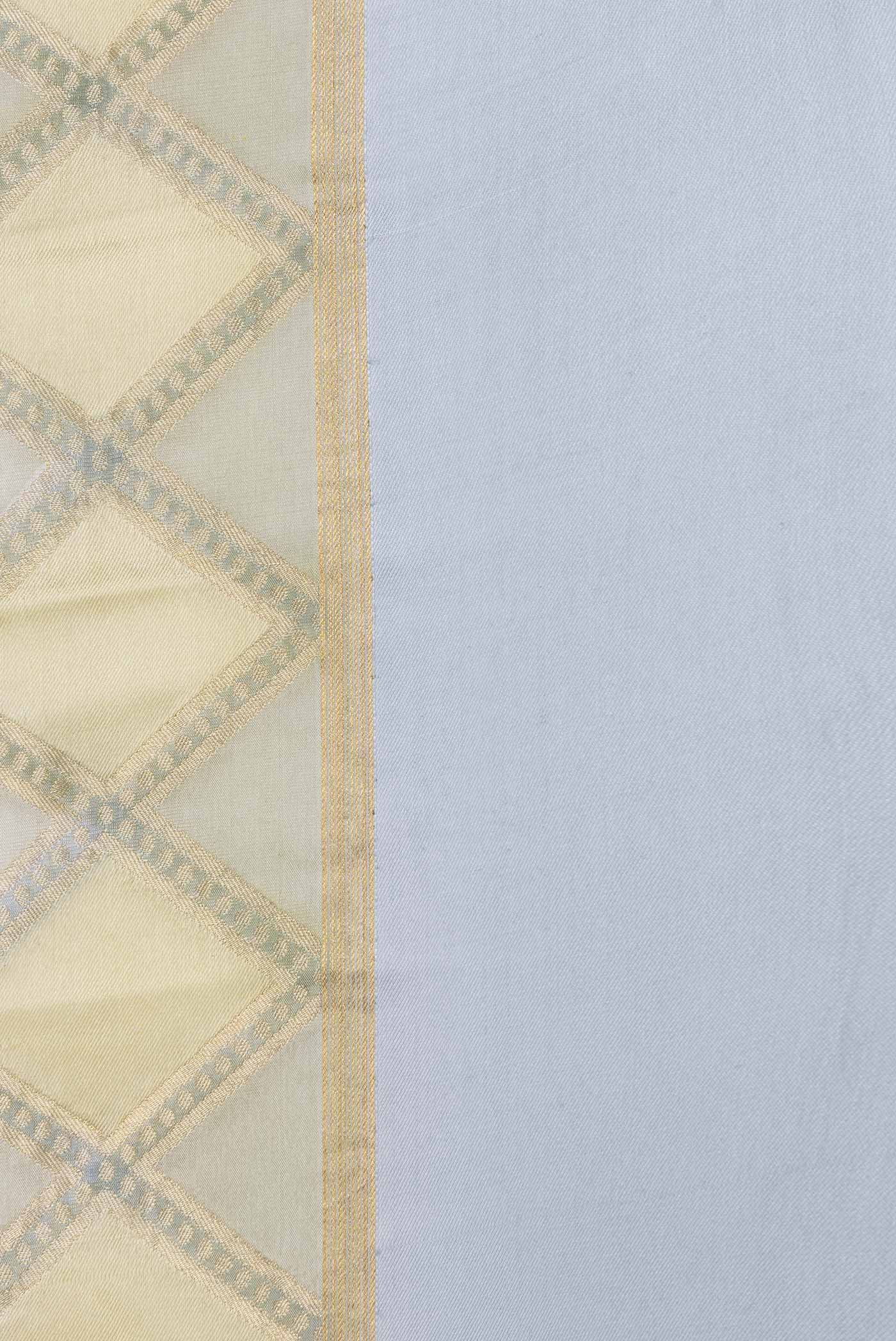 Sandal Dual Tone Georgette Saree - Image 3