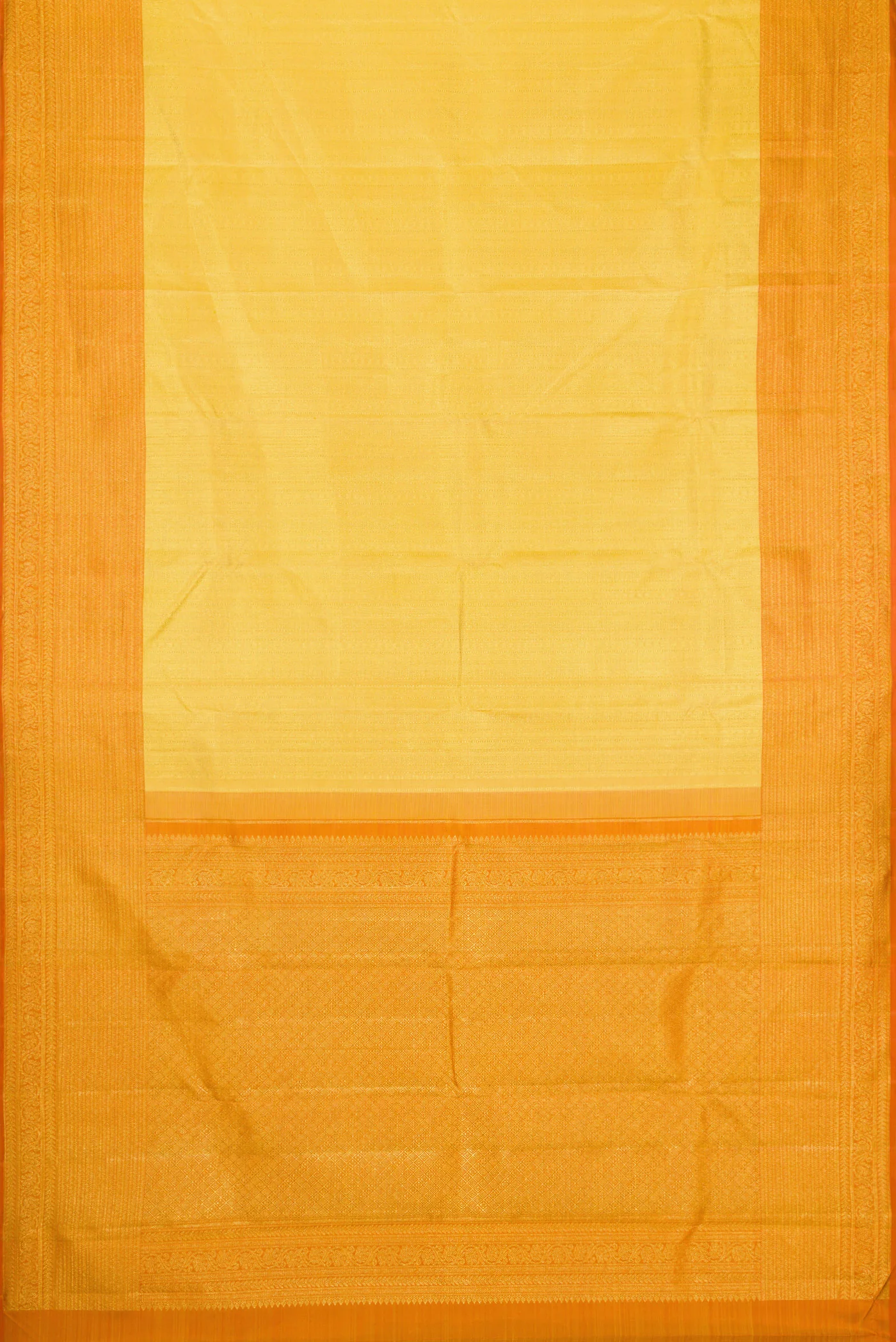Yellow Kanchipuram Silk Saree - Image 6