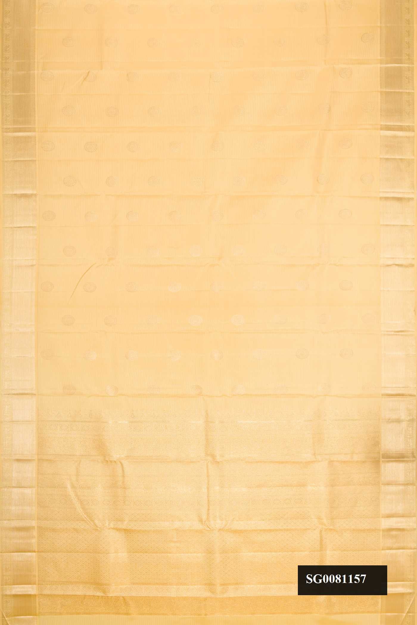 Sandal Dual Tone Kanchipuram Silk Saree