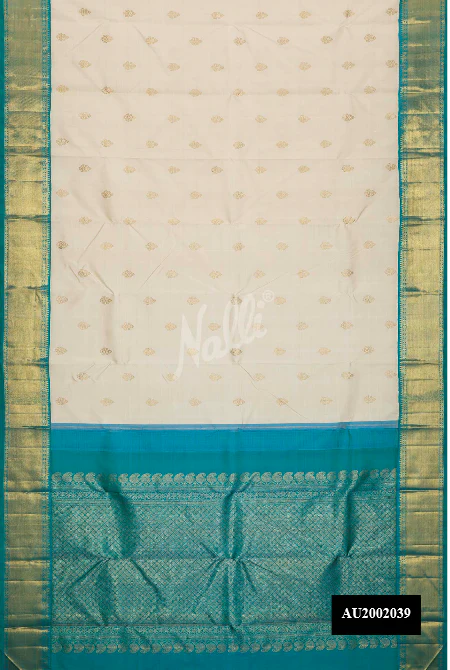 Sandal Dual Tone Kanchipuram Silk Saree
