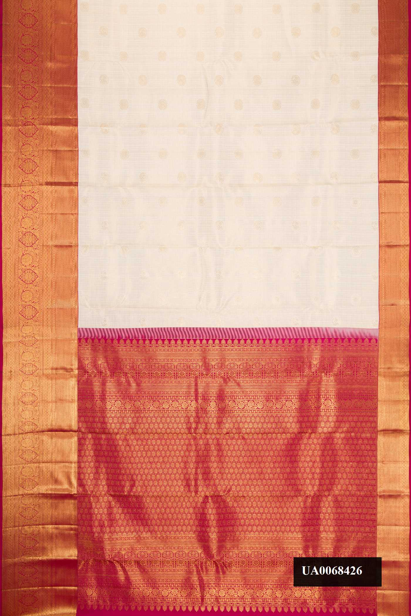 Sandal Dual Tone Kanchipuram Silk Saree