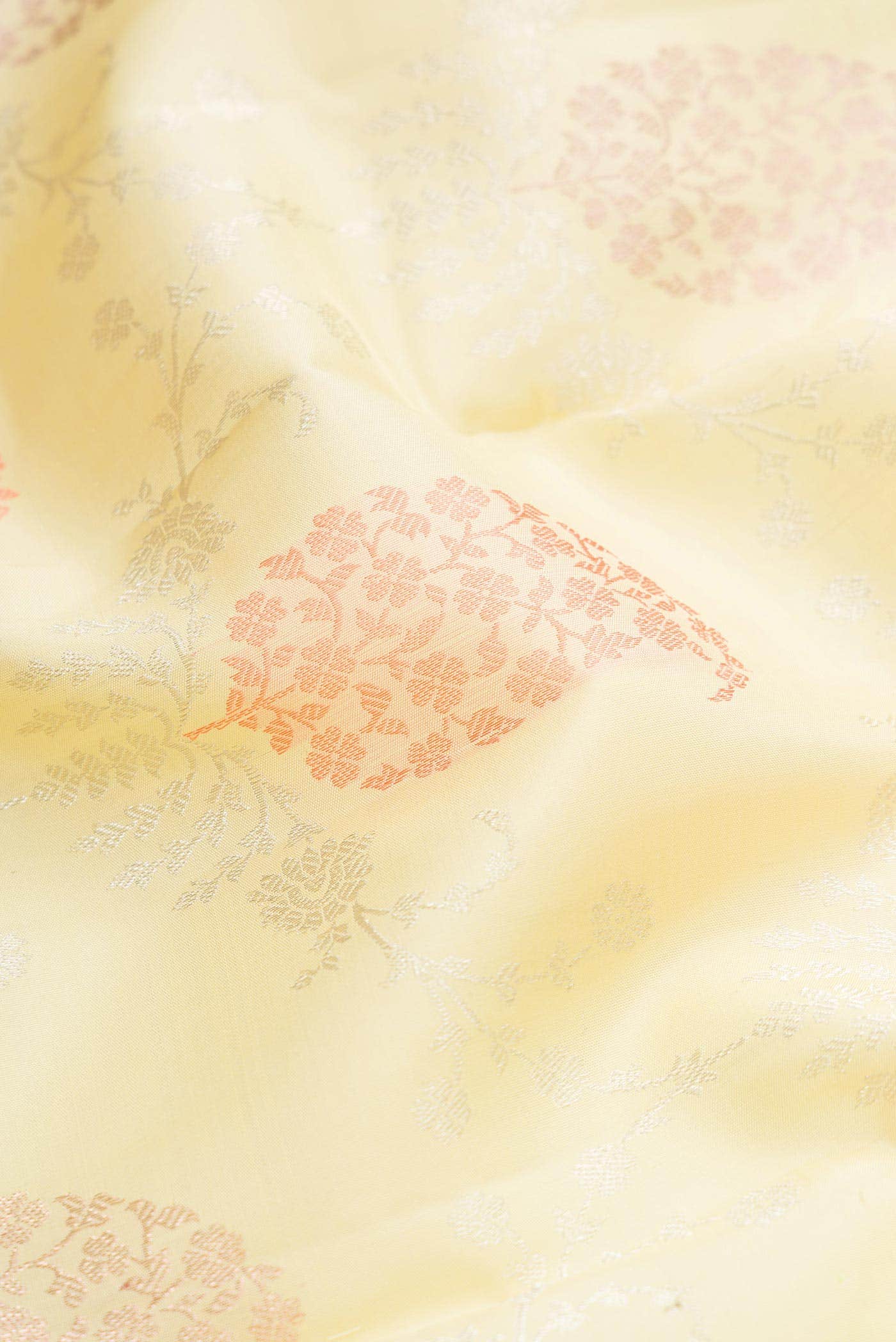 Pure Silk Pure Zari Sandal Dual Tone Kanjivaram Saree - Image 3