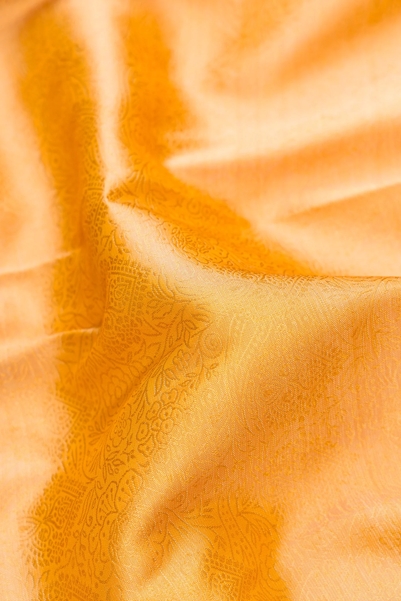 Sandal Kanjivaram Silk Saree - Image 2