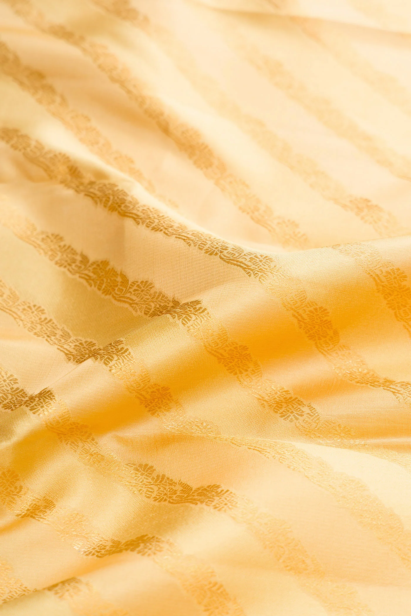 Sandal Kanjivaram Silk Saree - Image 2