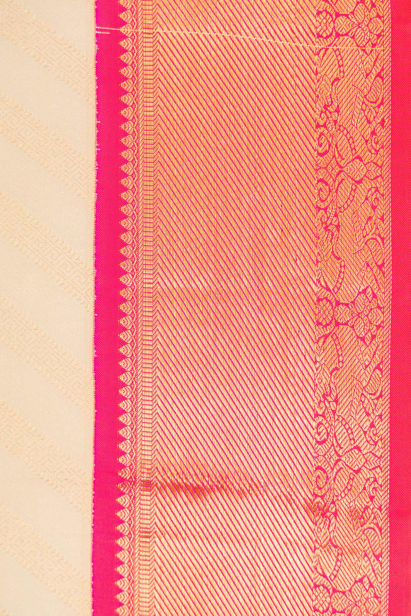 Sandal Kanjivaram Silk Saree - Image 3