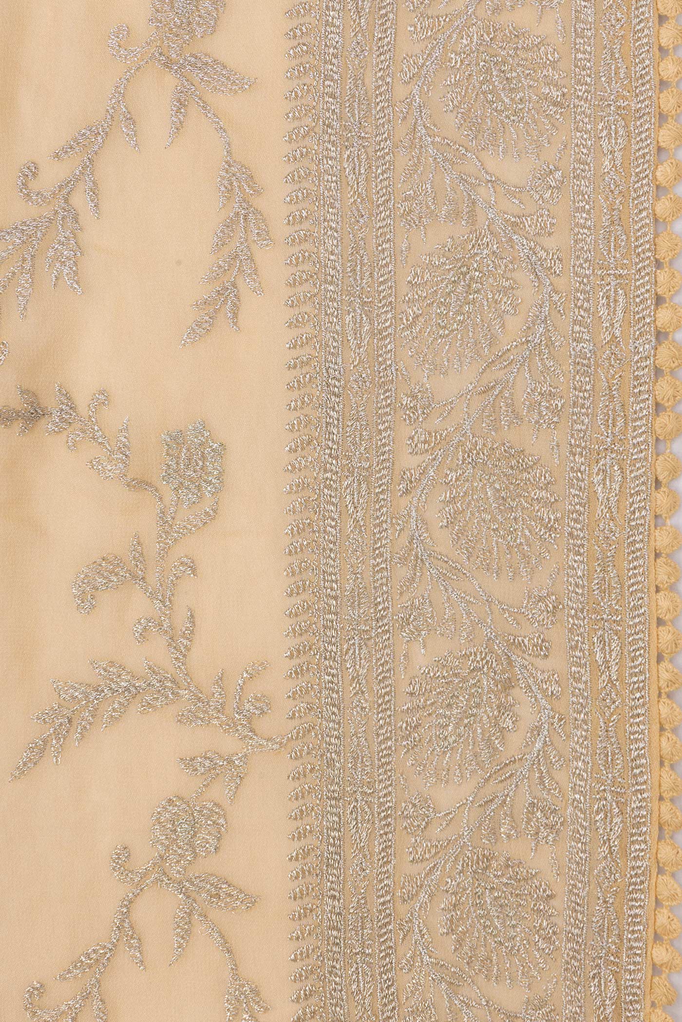 Sandal Georgette Saree - Image 3