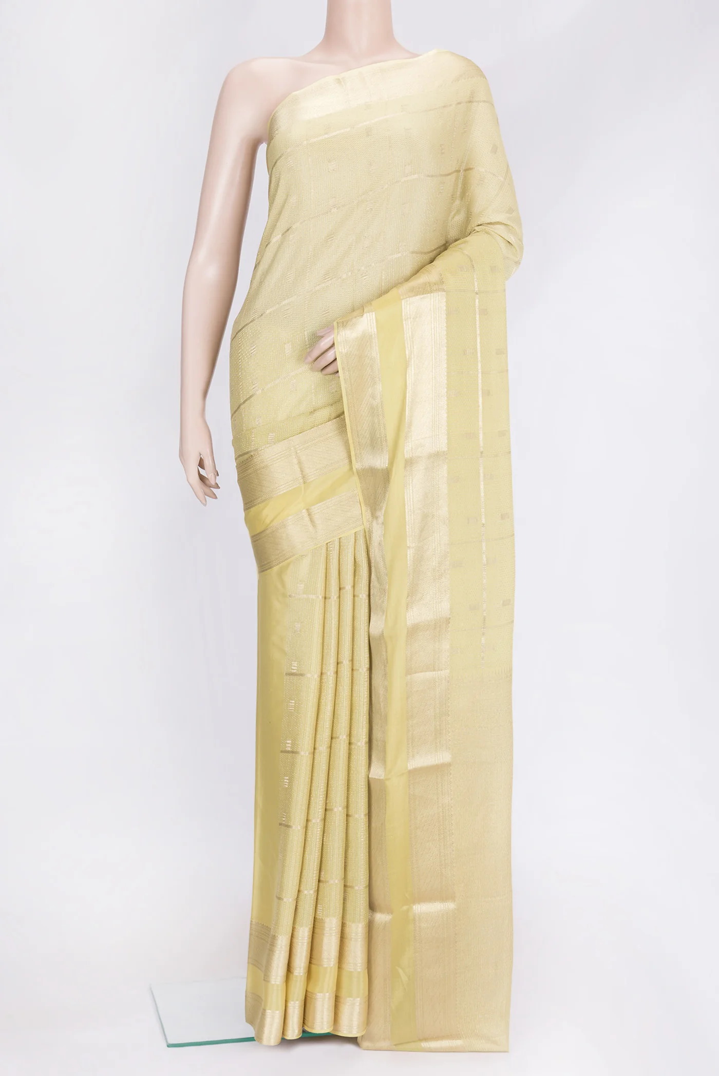 Sandal Mysore Crepe Saree