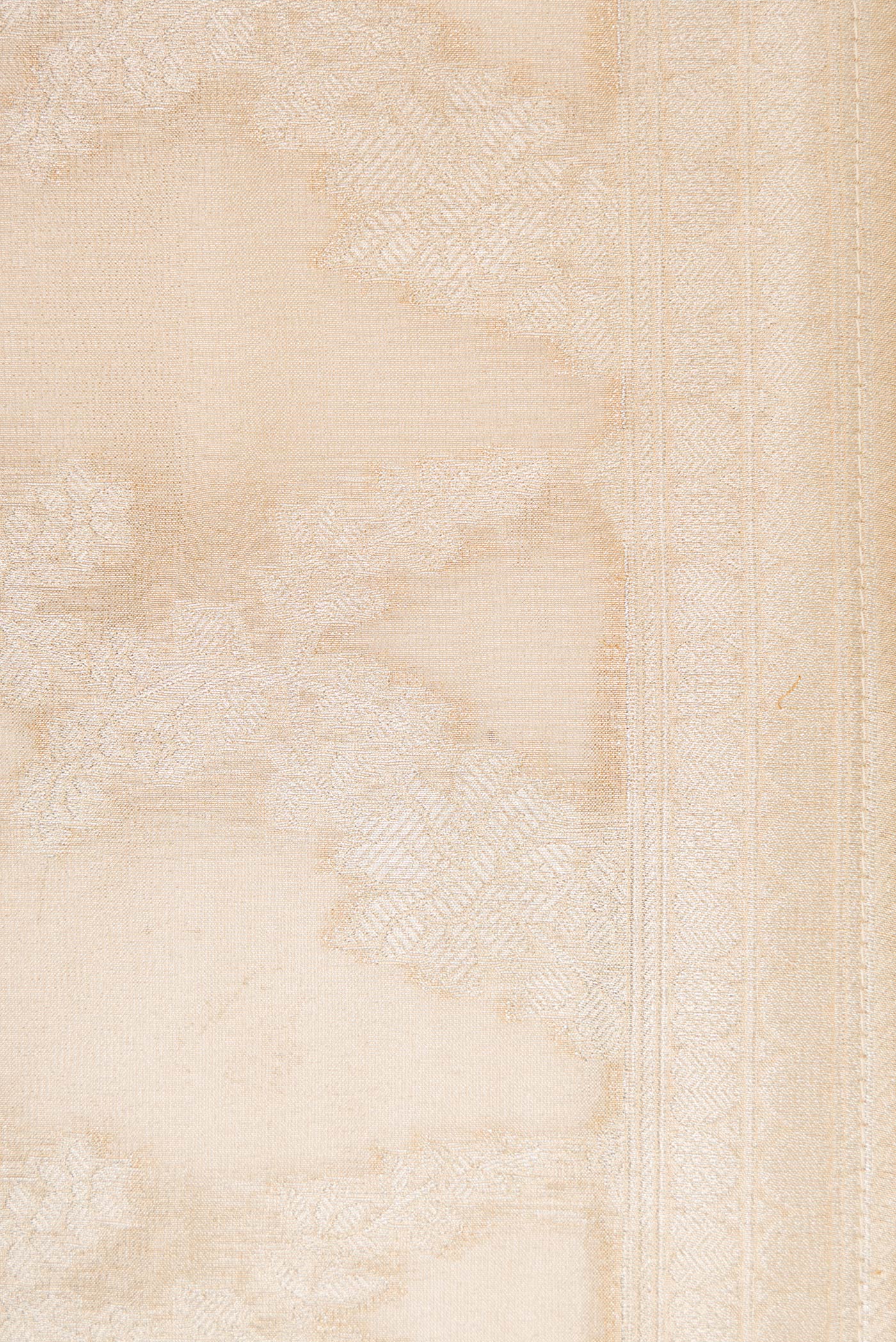 Cream Tissue Silk Saree - Image 3