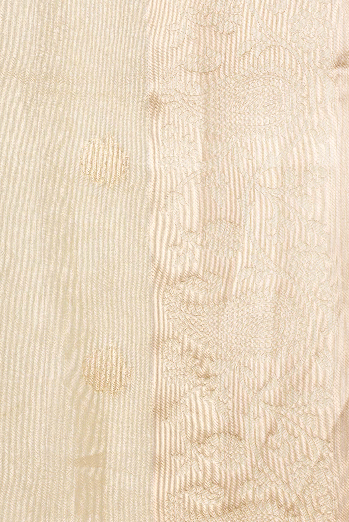 Sandal Dual Tone Organza Silk Saree - Image 3