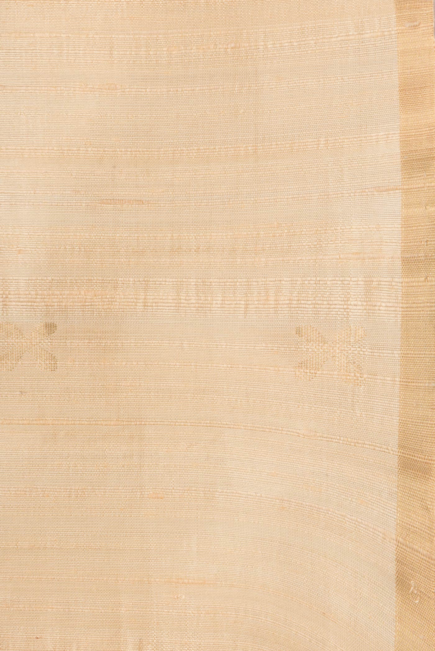 Sandal Raw Silk Saree - Image 3