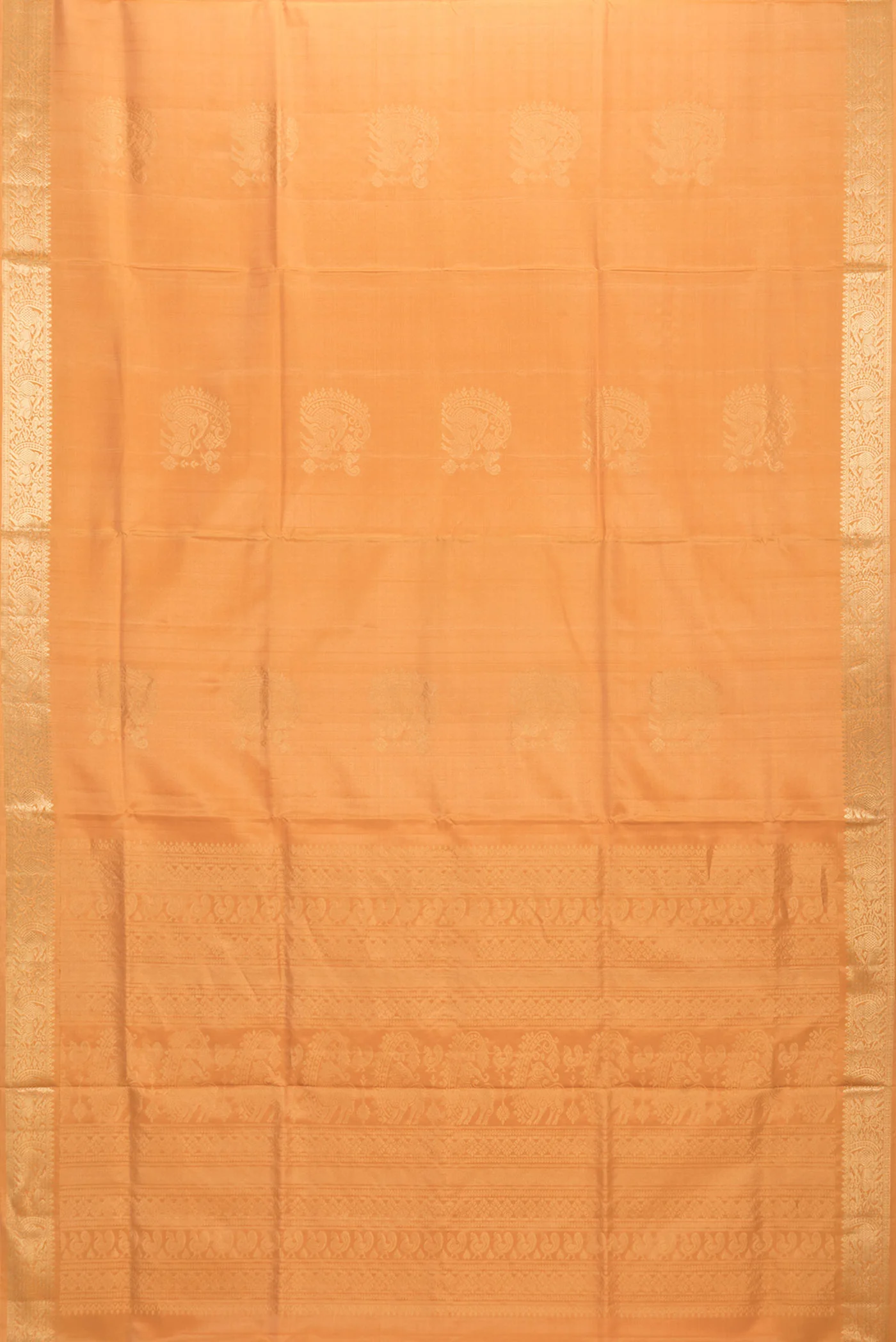 Yellow Soft Silk Saree - Image 6