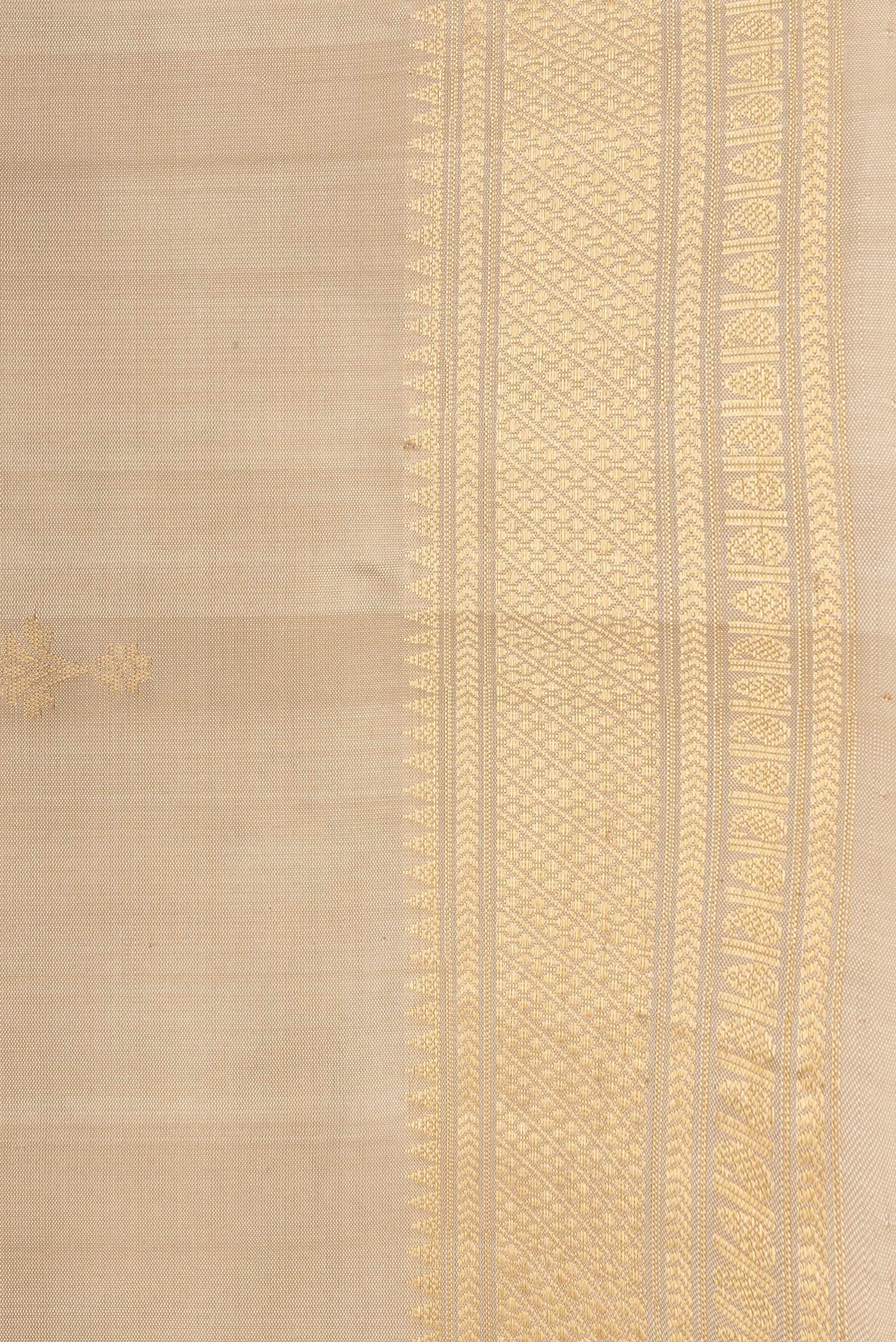 Sandal Dual Tone Soft Silk Saree - Image 3