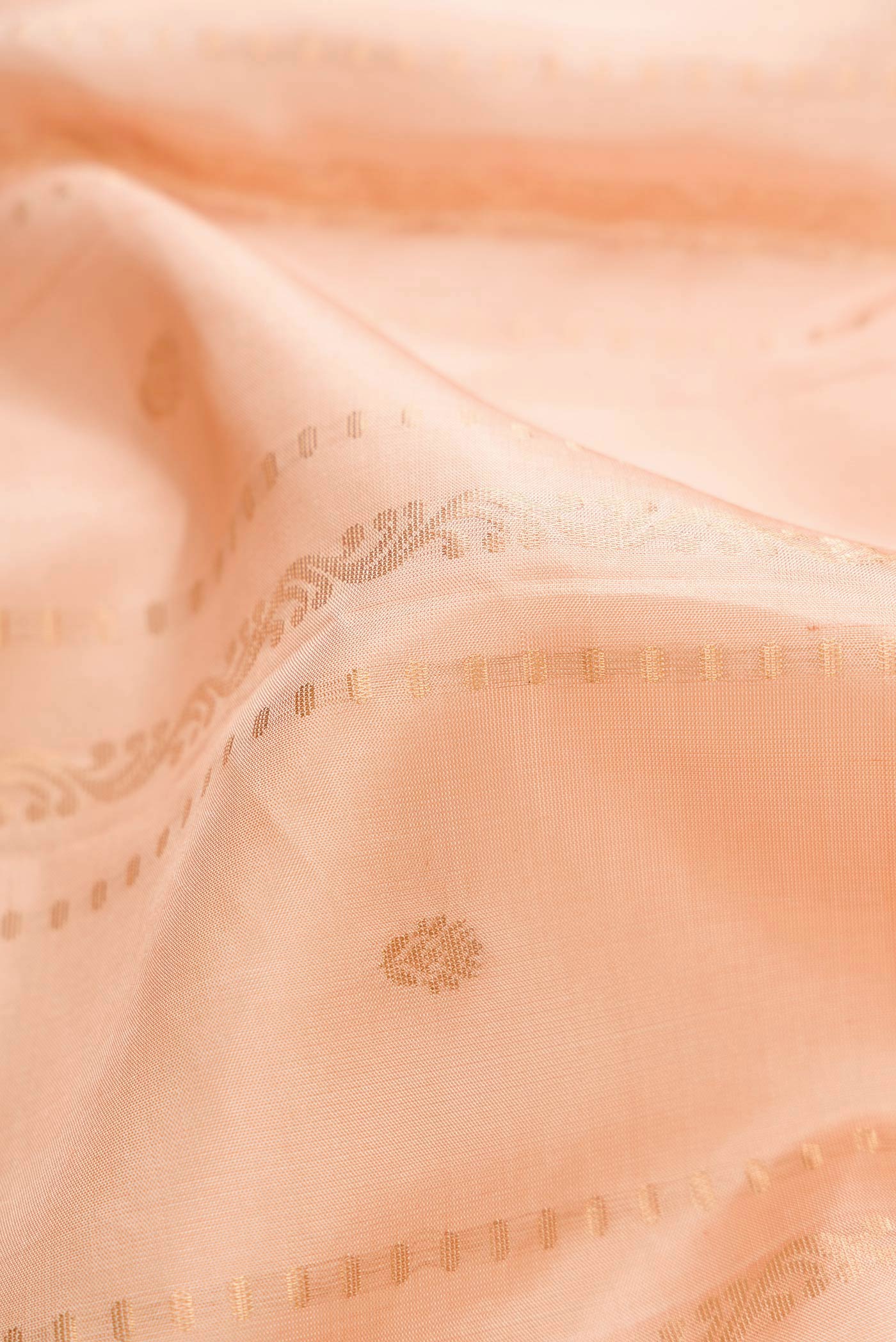 Sandal Dual Tone Soft Silk Saree - Image 2