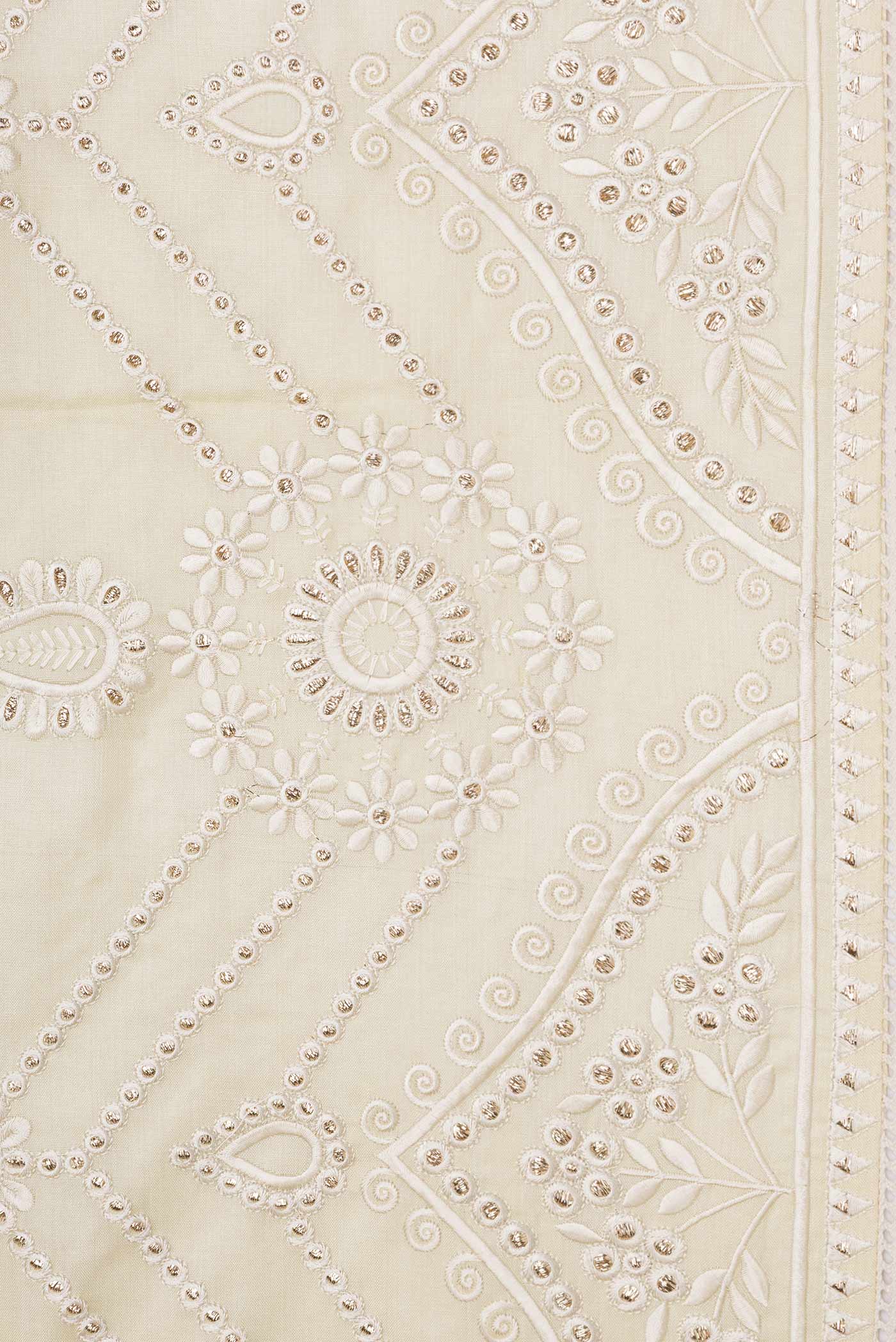 Sandal Dual Tone Tussar Silk Saree - Image 3