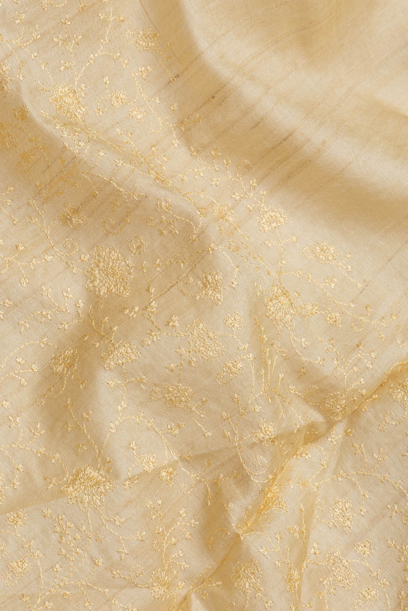 Sandal Tussar Silk Saree - Image 2