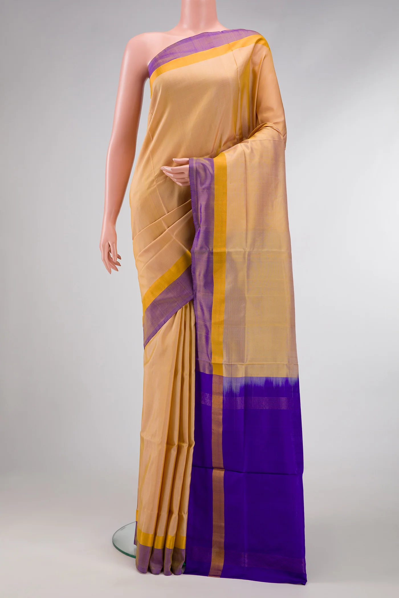 Sandal Uppada Silk Saree
