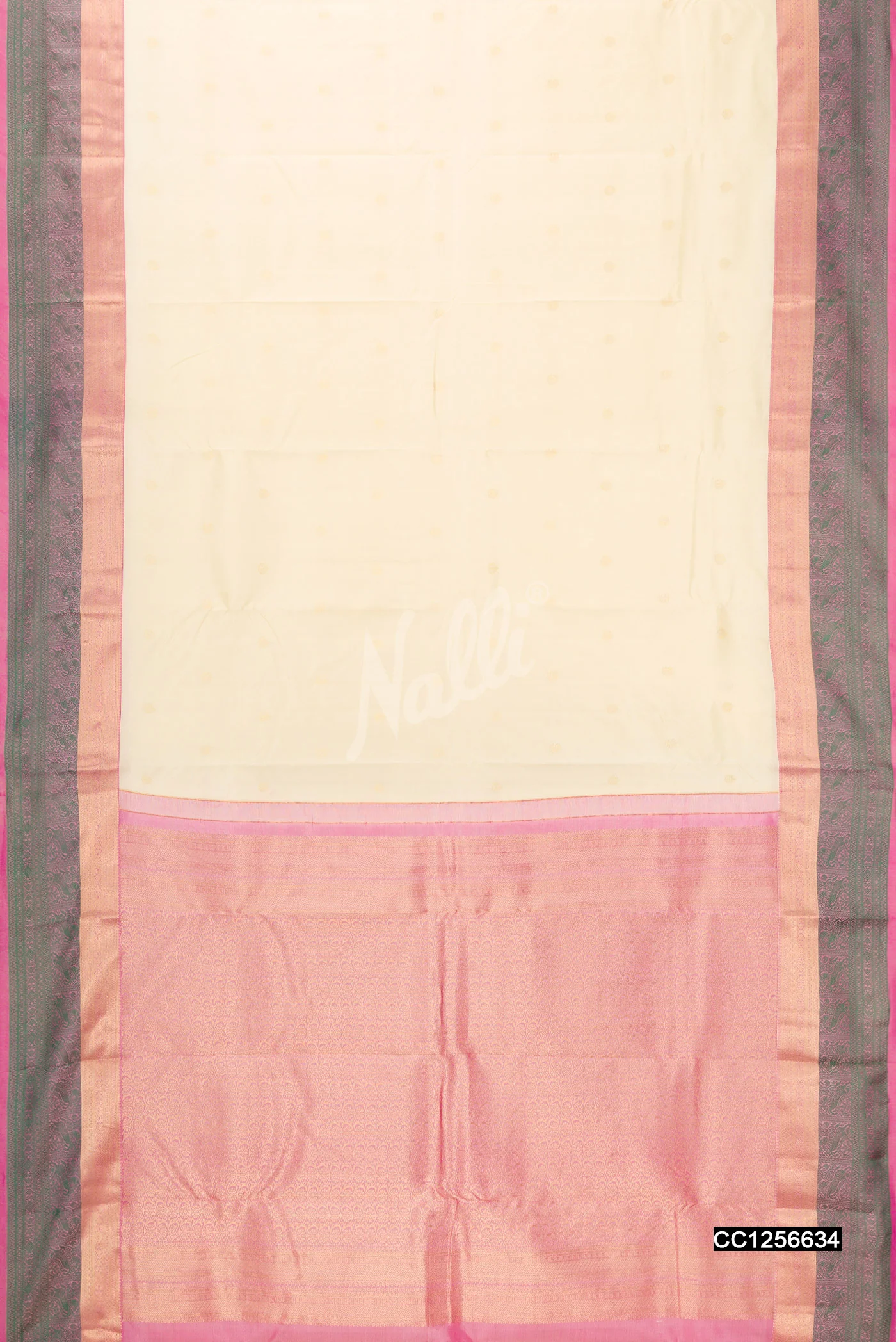 Sandal Kanchipuram Silk Saree