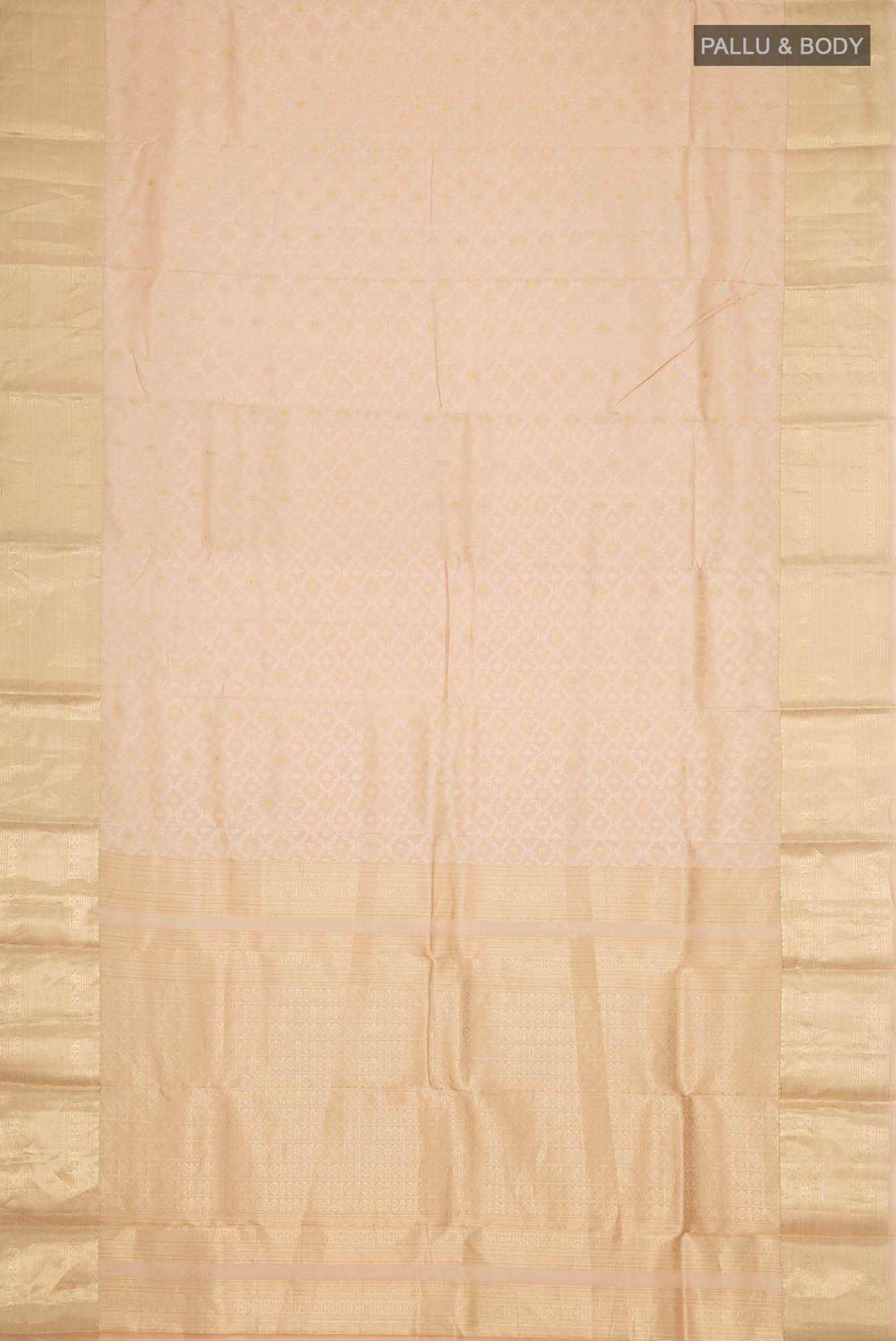 Sandal Kanchipuram Silk Saree - Image 4