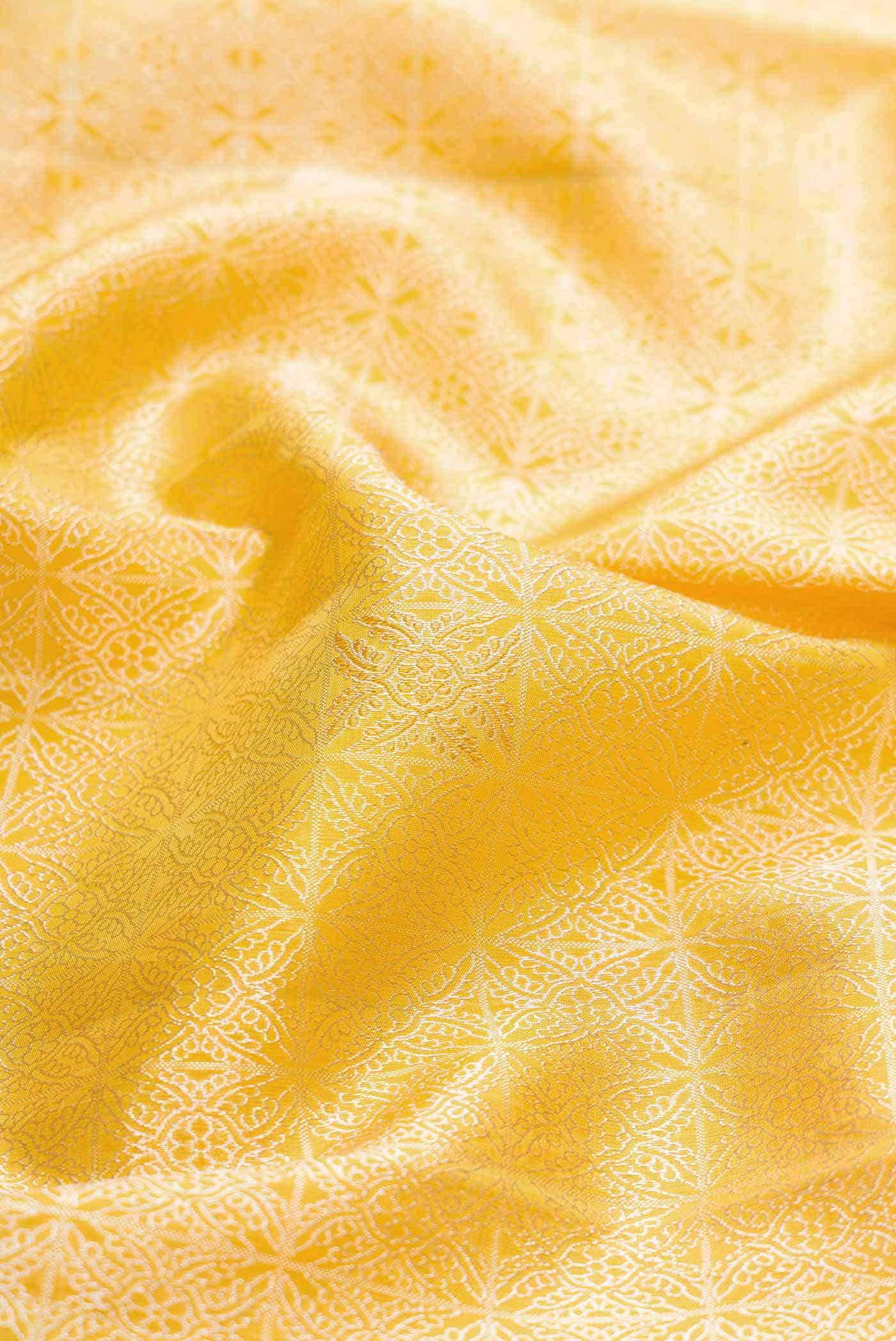 Sandal Kanjivaram Silk Saree - Image 3