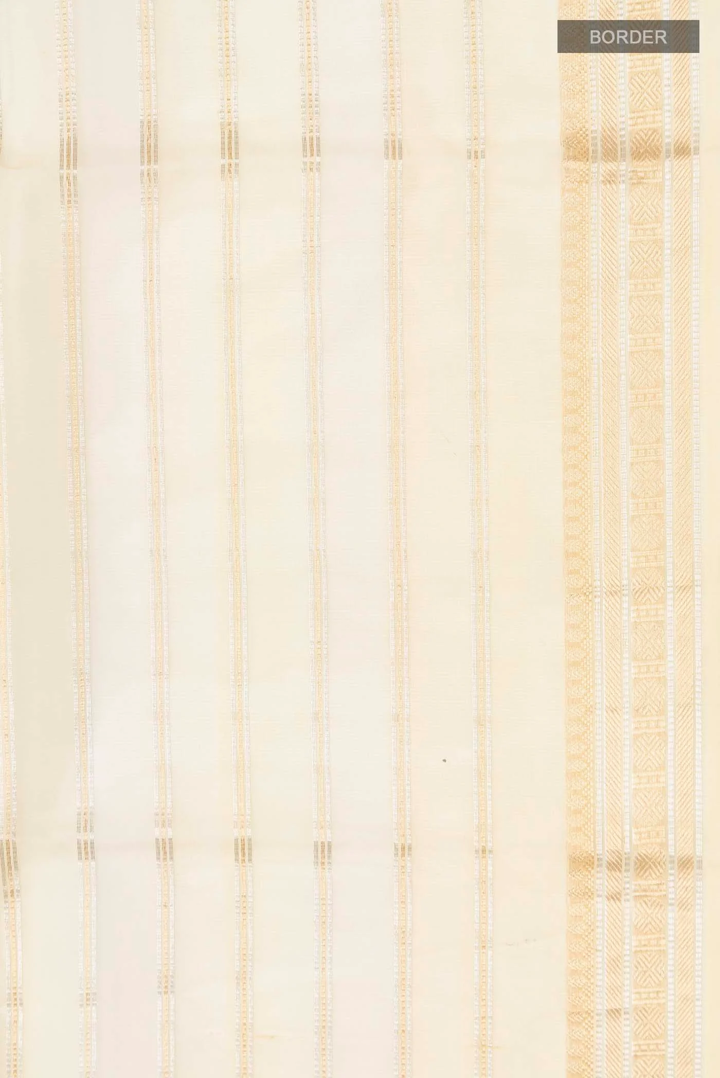 Sandal Organza Silk Saree - Image 3