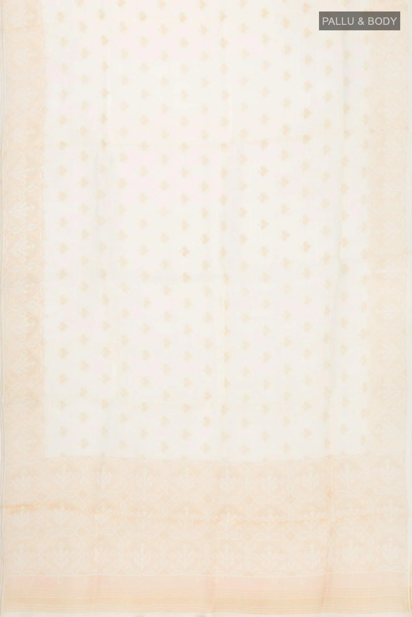 Sandal Organza Silk Saree - Image 3