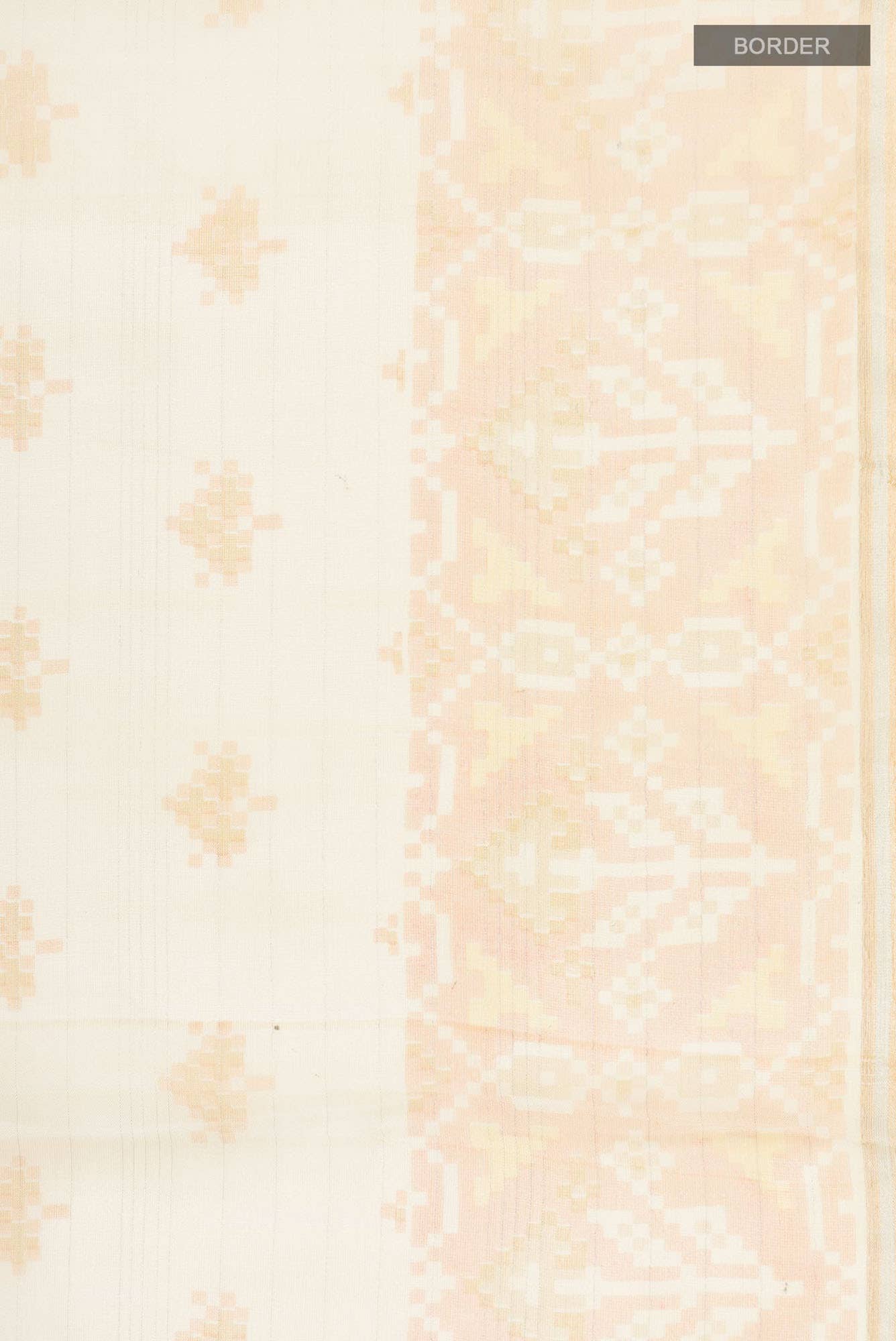 Sandal Organza Silk Saree - Image 4