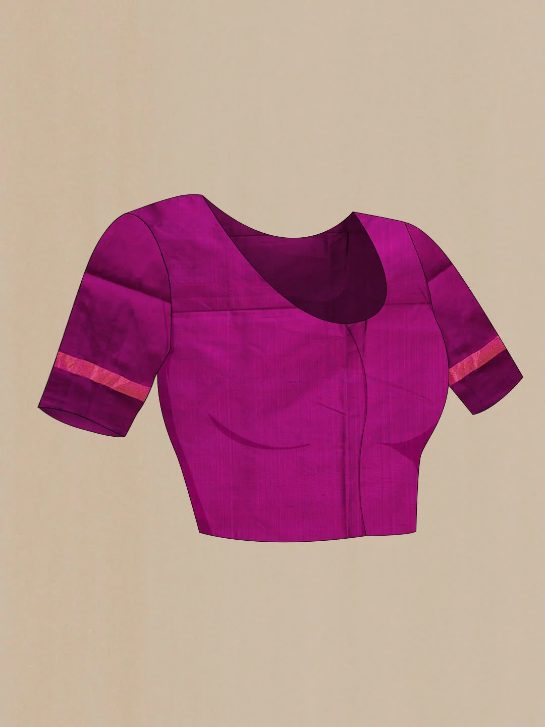 Sandal Pochampally Silk Saree - Image 4