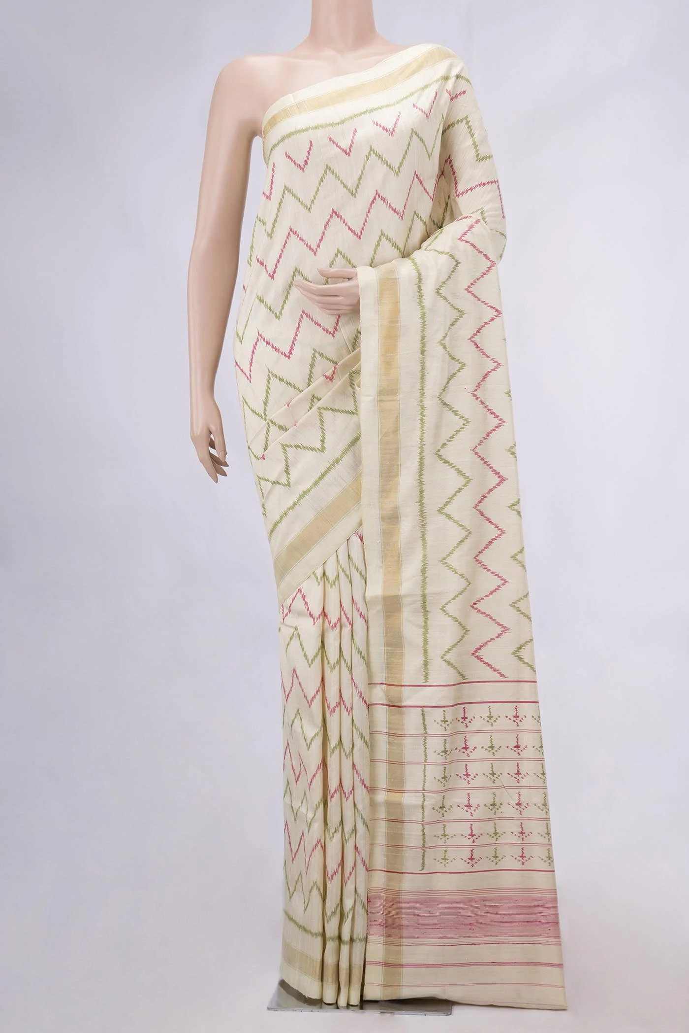 Sandal Rajkot Patola Silk Saree