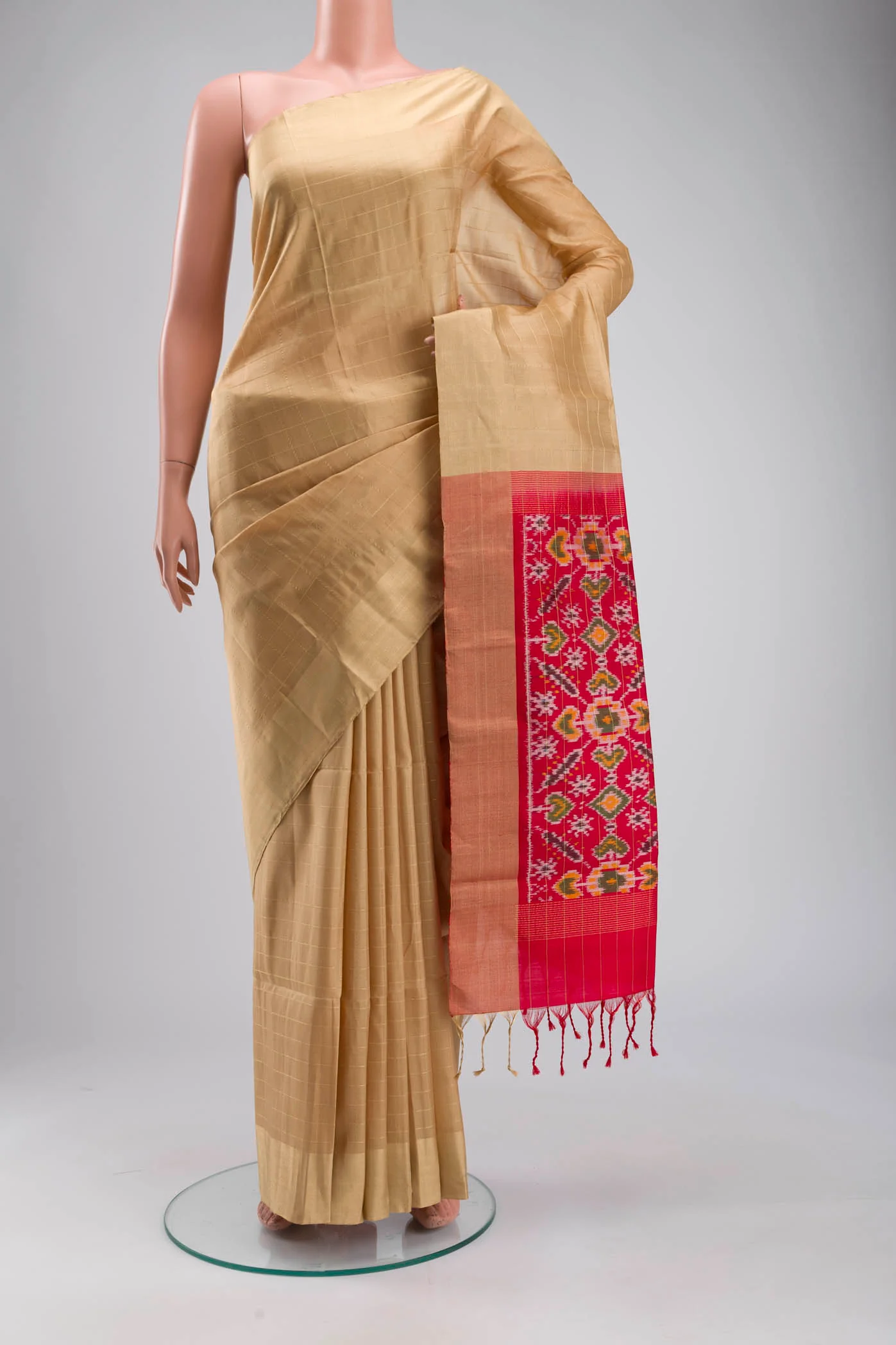 Sandal Soft Silk Saree