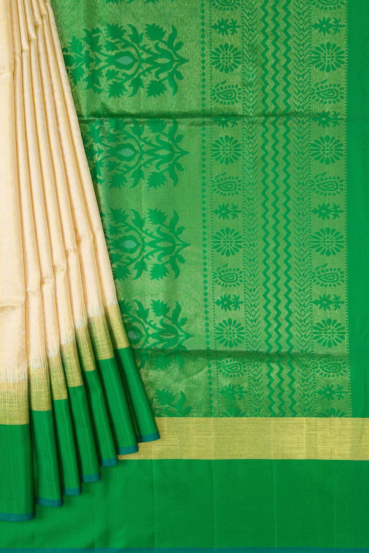 Sandal Soft Silk Saree - Image 2