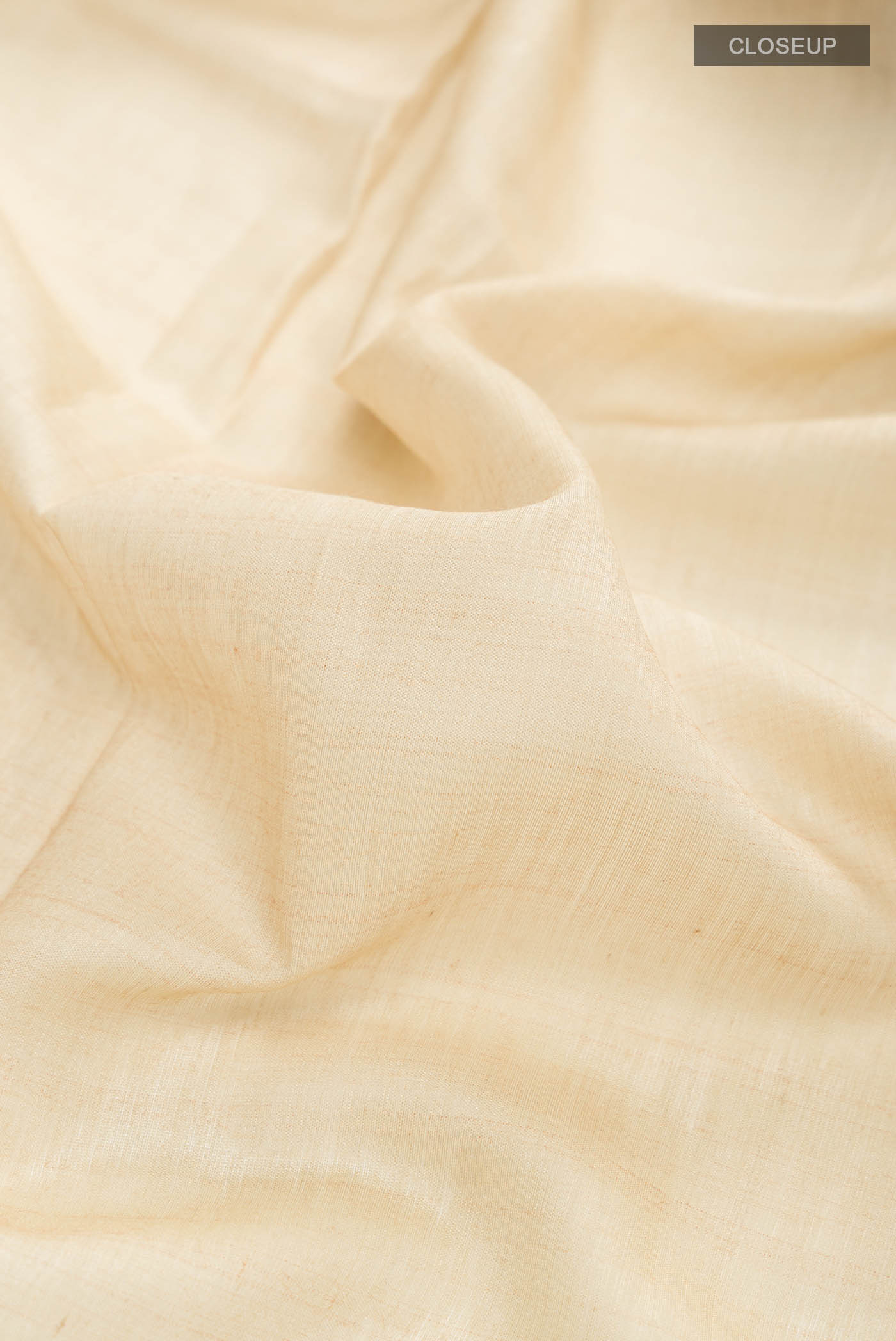 Sandal Tussar Silk Saree - Image 2