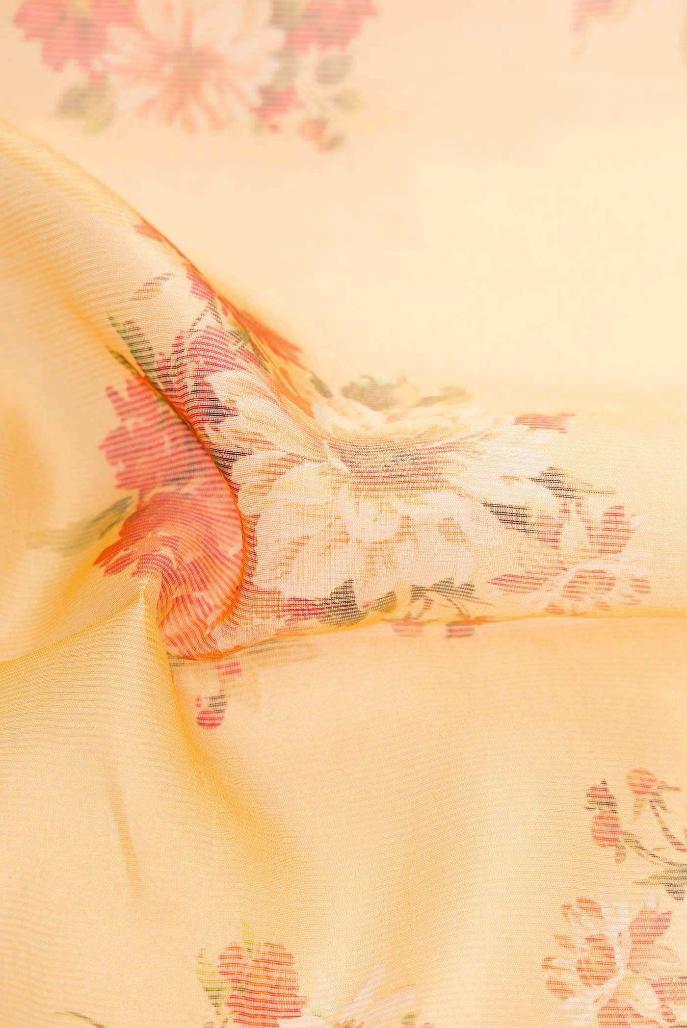 Sandal Tussar Silk Saree - Image 2