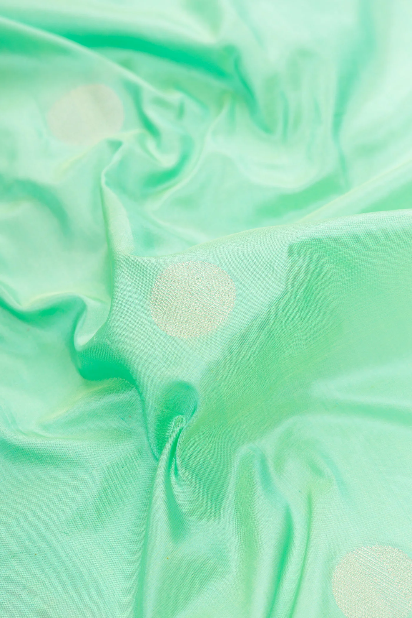 Sea Green Banarasi Silk Saree - Image 2