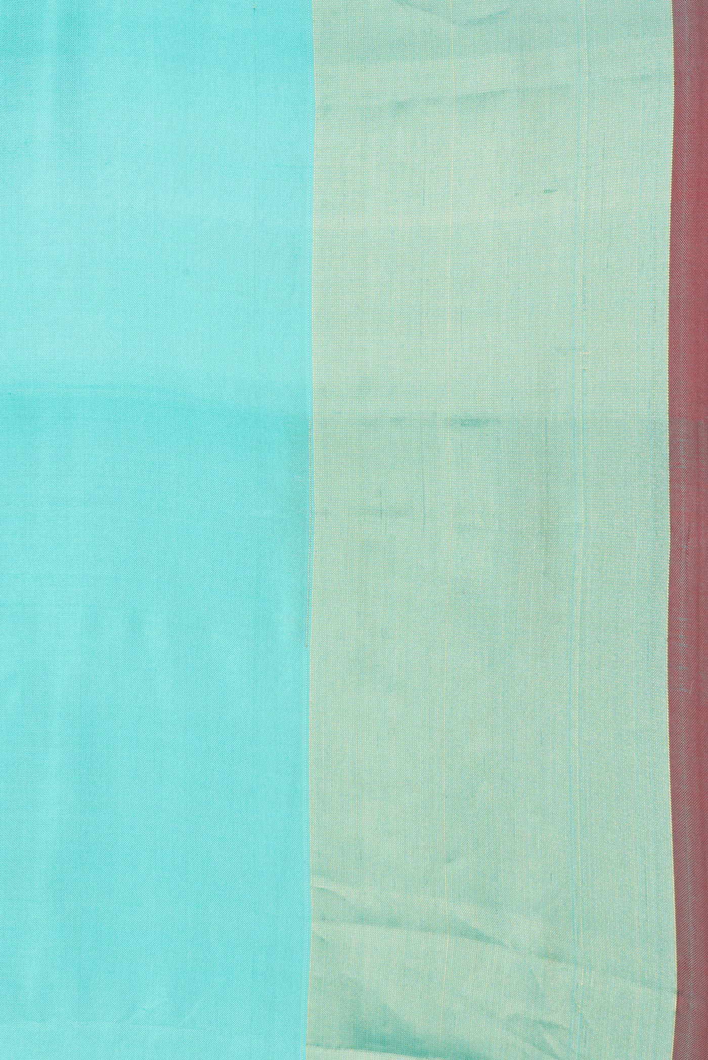 Light Blue Soft Silk Saree - Image 3