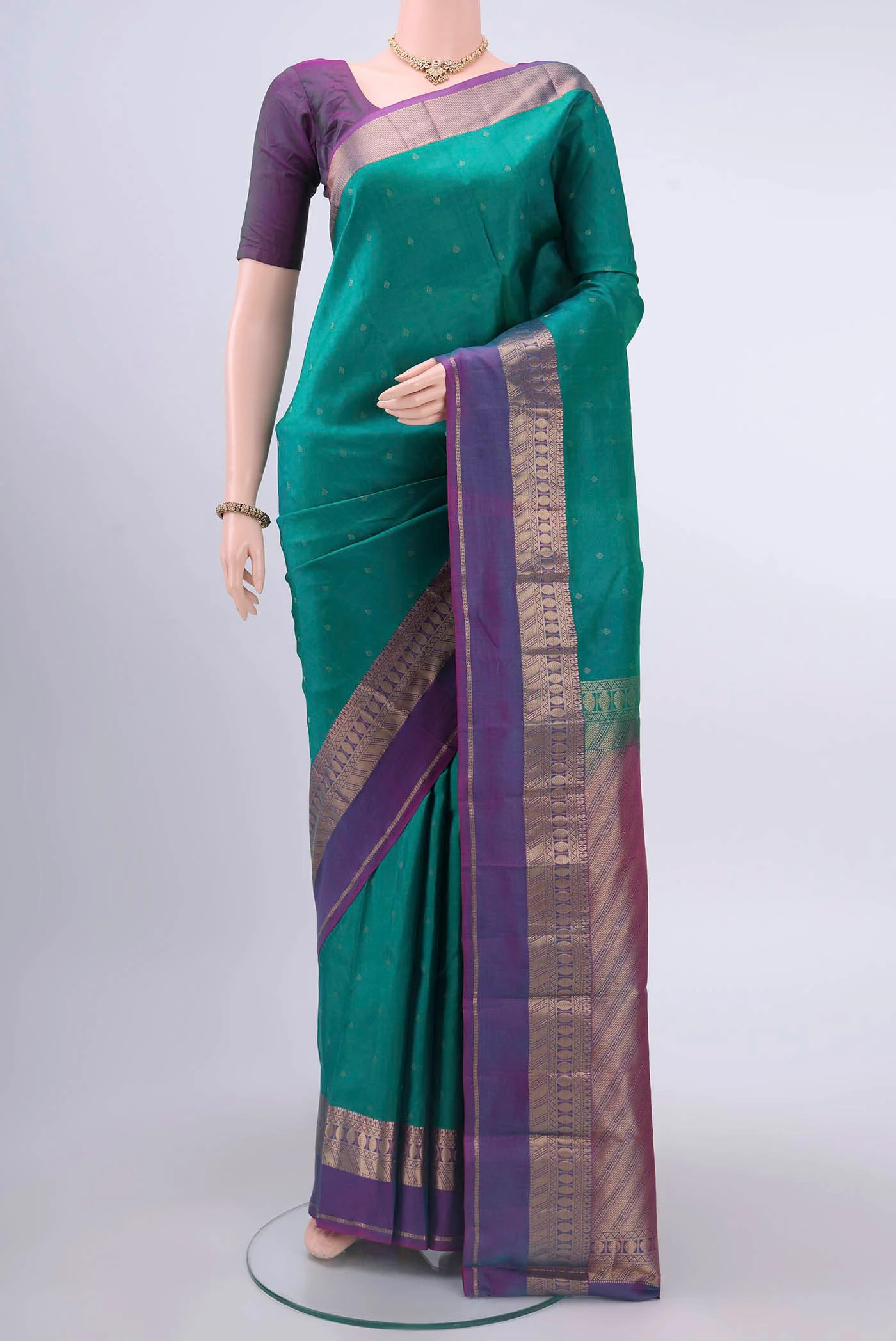 Green Kanchipuram Silk Saree