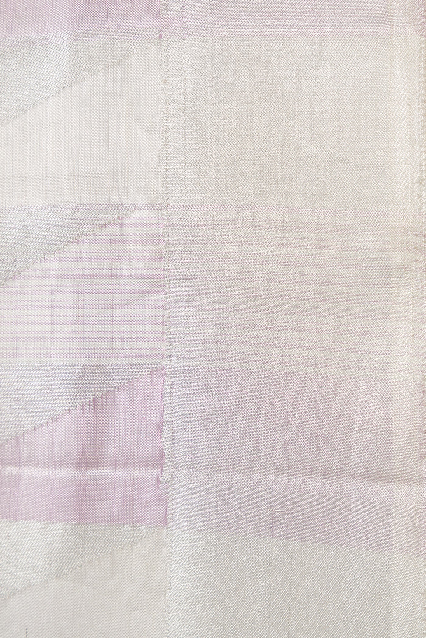 Lavender Dual Tone Kanjivaram Tissue Silk Saree - Image 3
