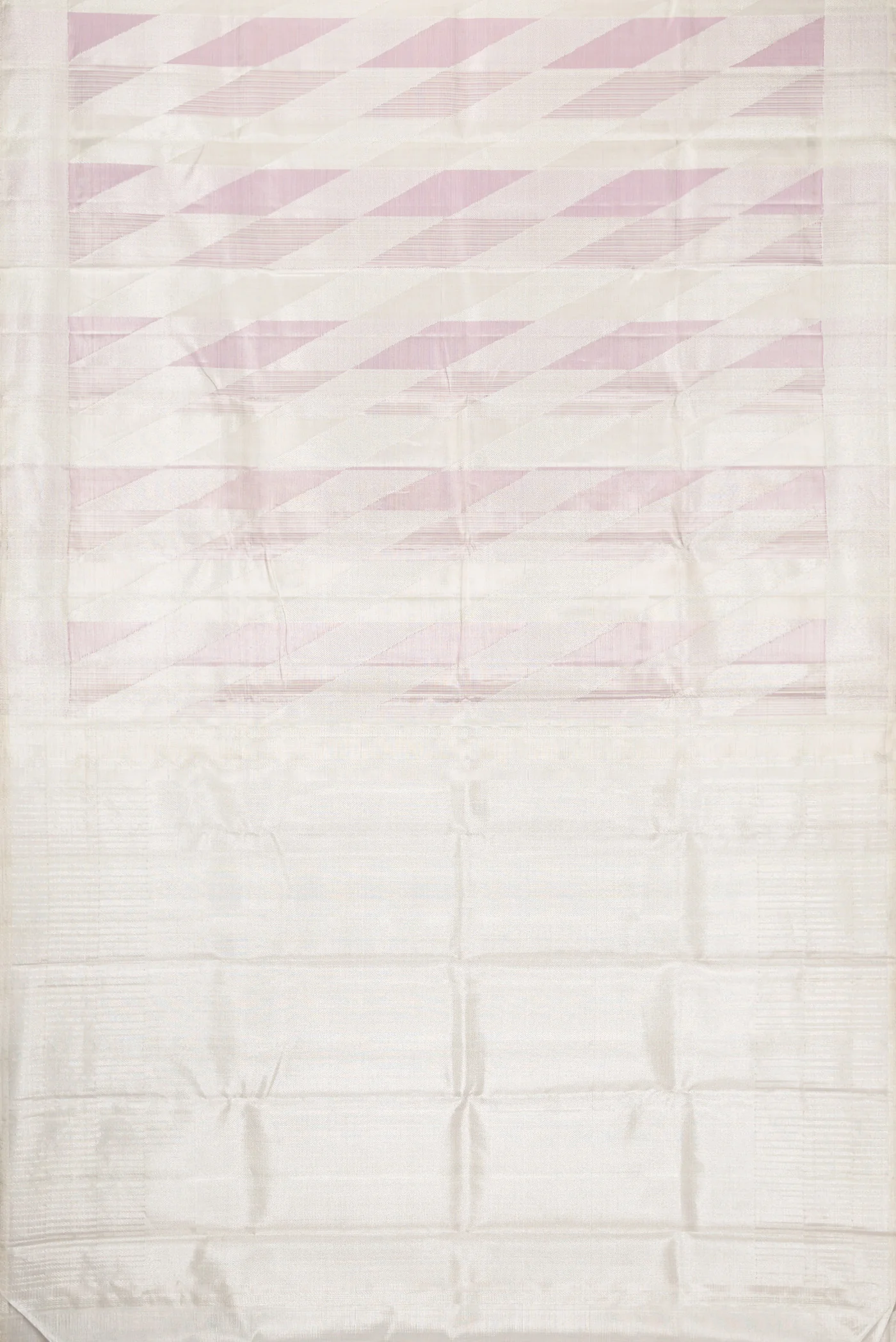 Lavender Dual Tone Kanjivaram Tissue Silk Saree - Image 6