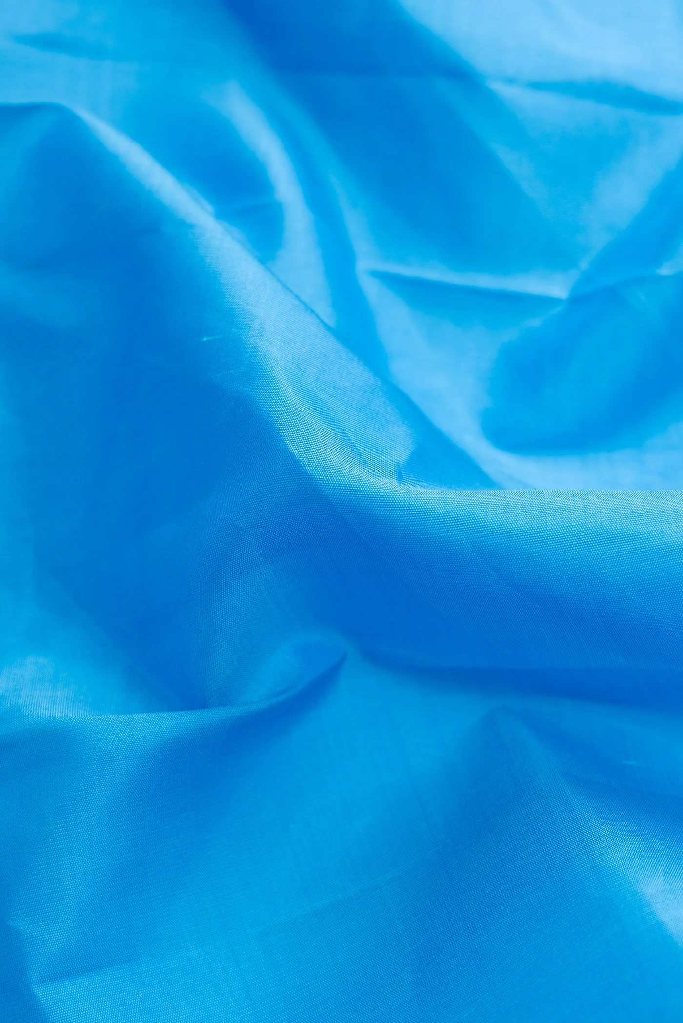 Sky Blue Kanchipuram Silk Saree - Image 2