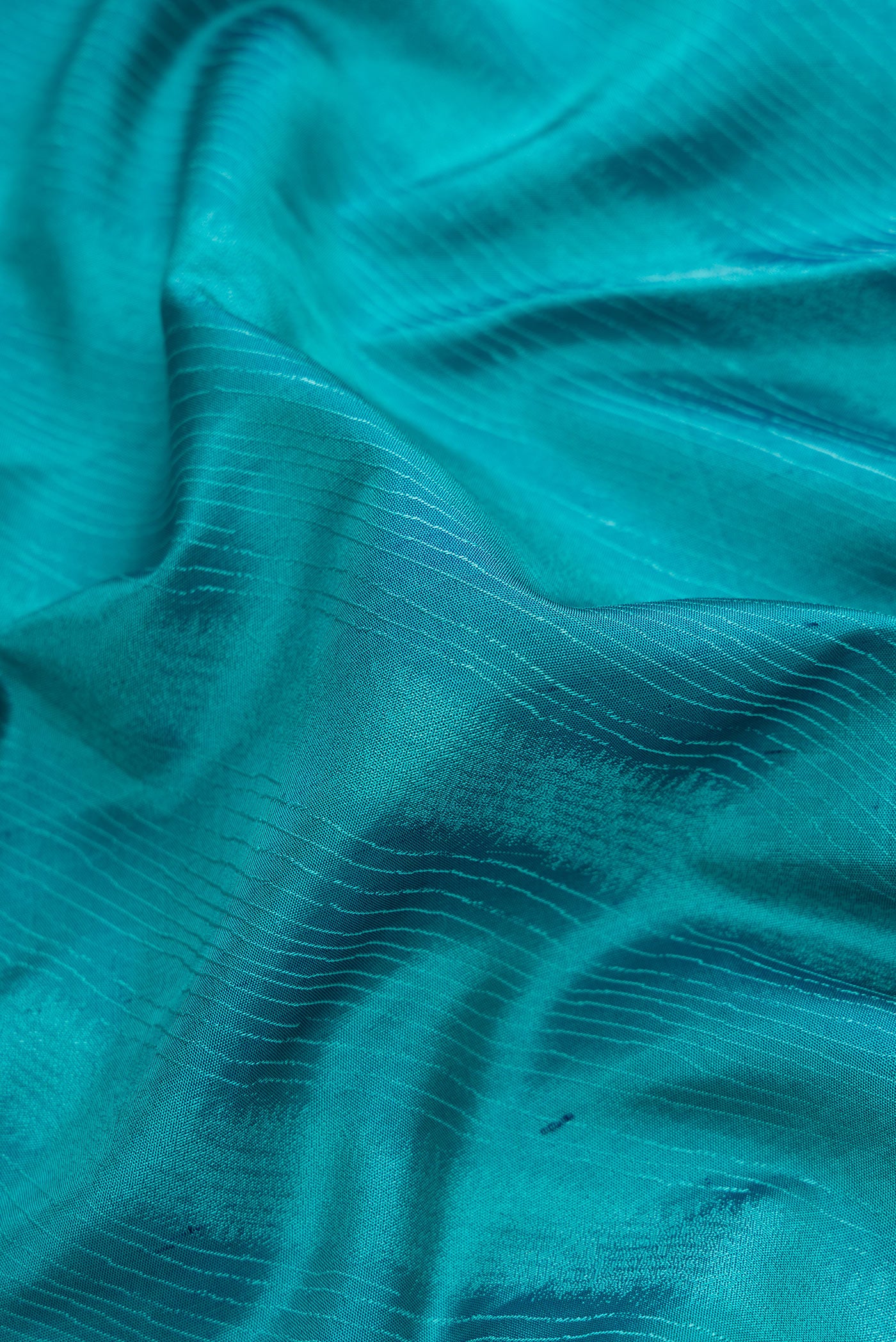 Sky Blue Kanchipuram Silk Saree - Image 2