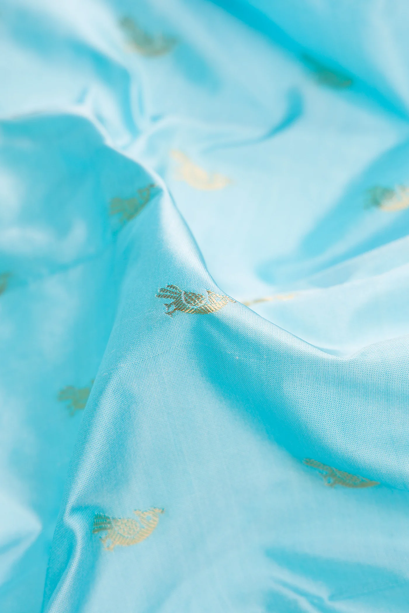 Sky Blue Paithani Silk Saree - Image 2