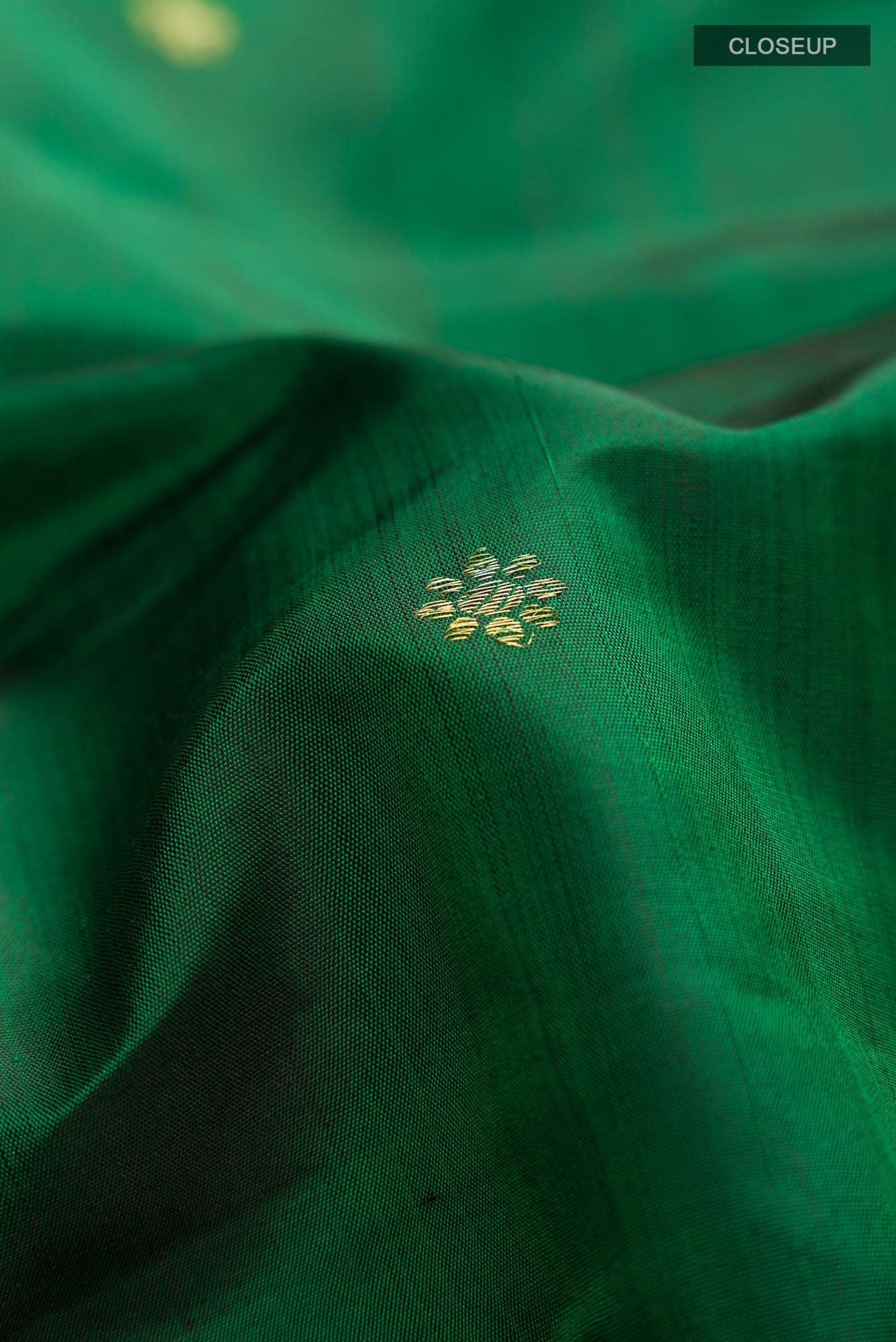 Tarangini-Green Kanchipuram Silk Saree - Image 4