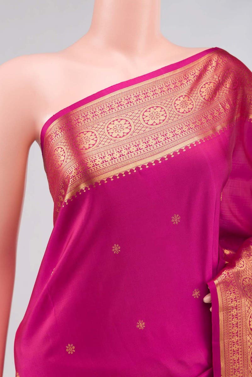 Tarangini-Pink Kanchipuram Silk Saree - Image 2