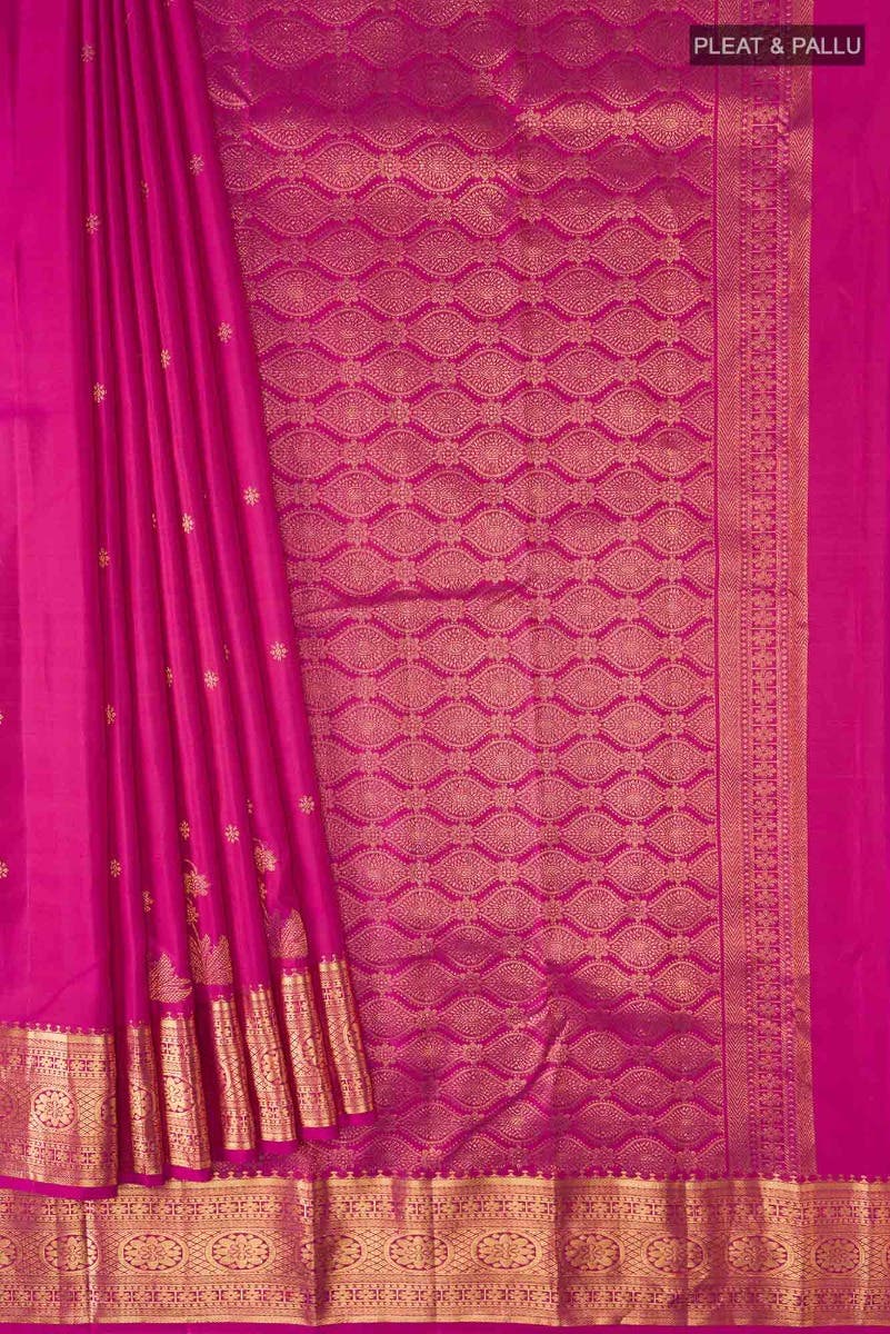 Tarangini-Pink Kanchipuram Silk Saree - Image 5