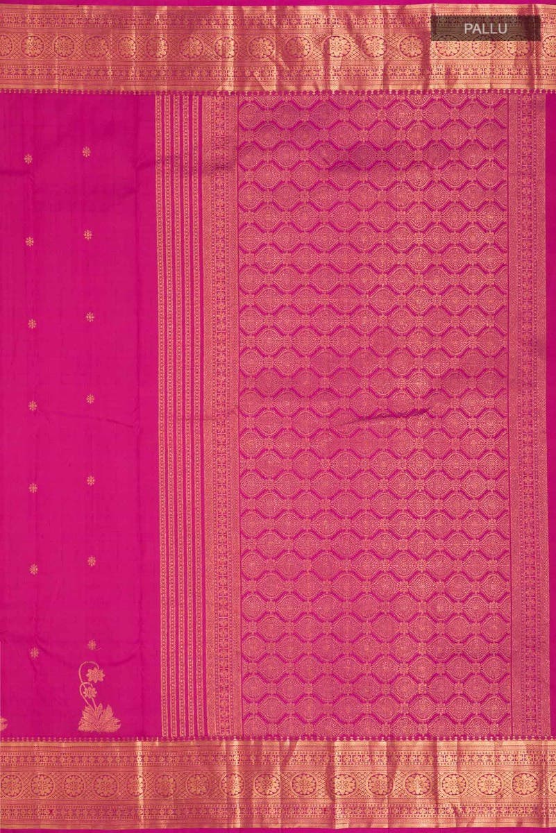 Tarangini-Pink Kanchipuram Silk Saree - Image 8