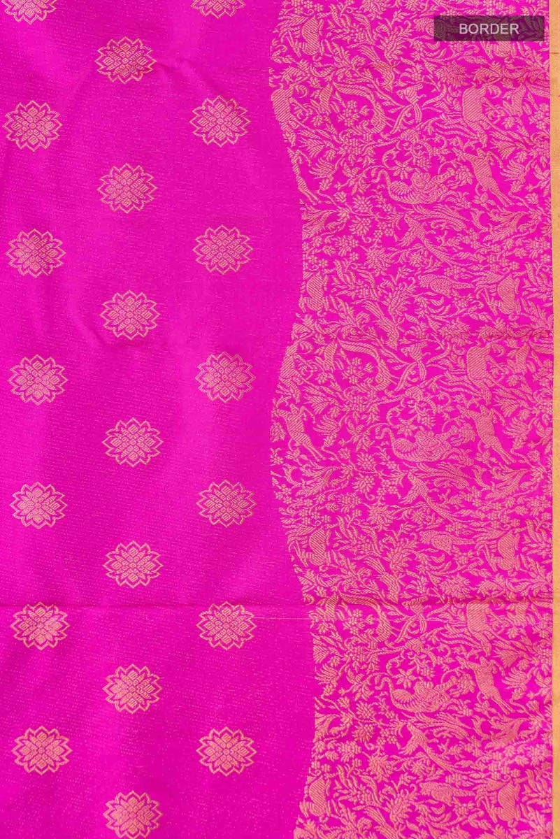 Vanashree-Pink Kanchipuram Silk Saree - Image 6
