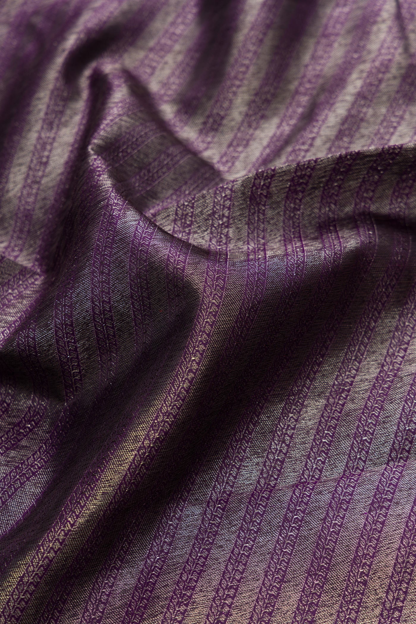Violet Kanjivaram Silk Saree - Image 2