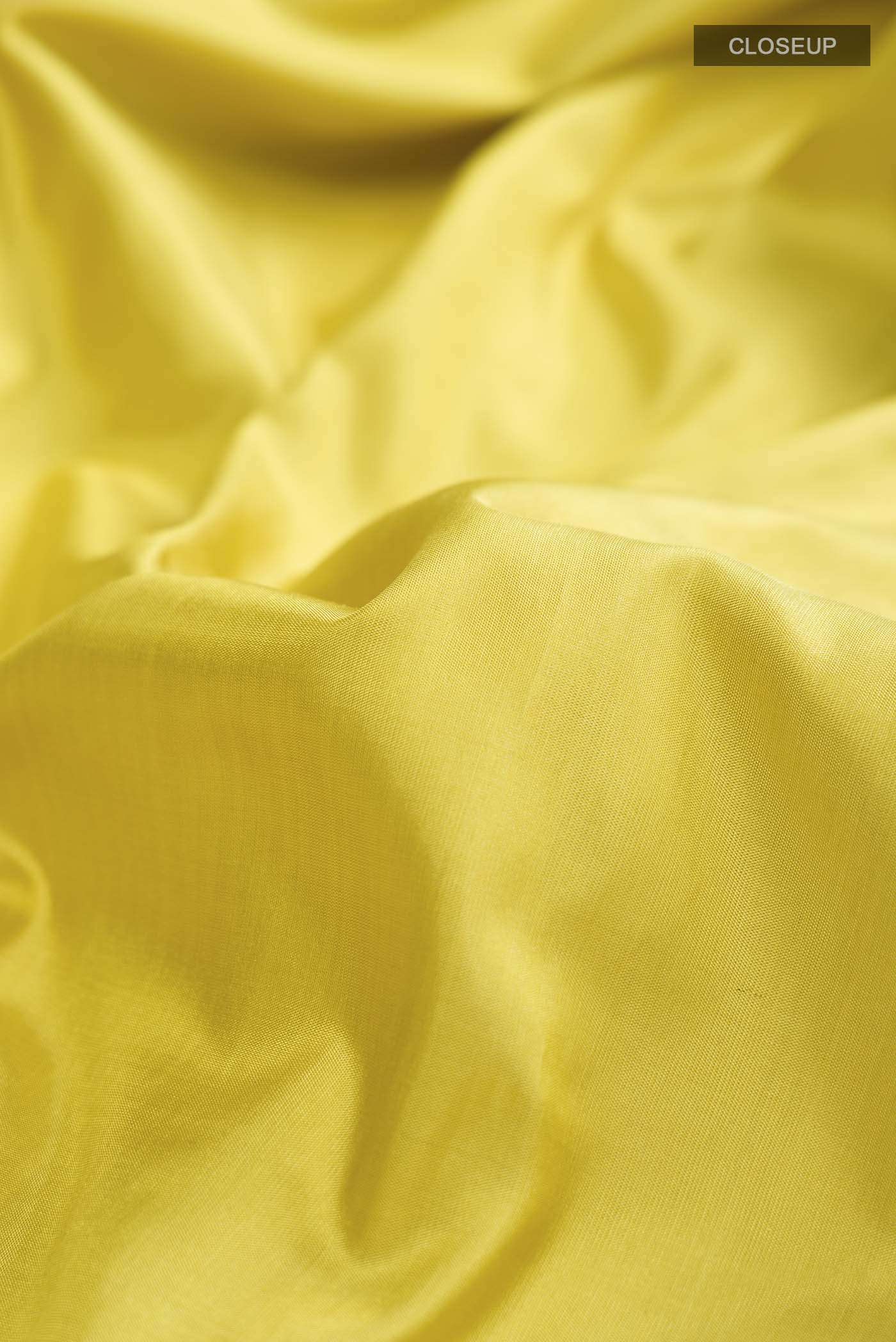 Yellow Banarasi Silk Saree - Image 2