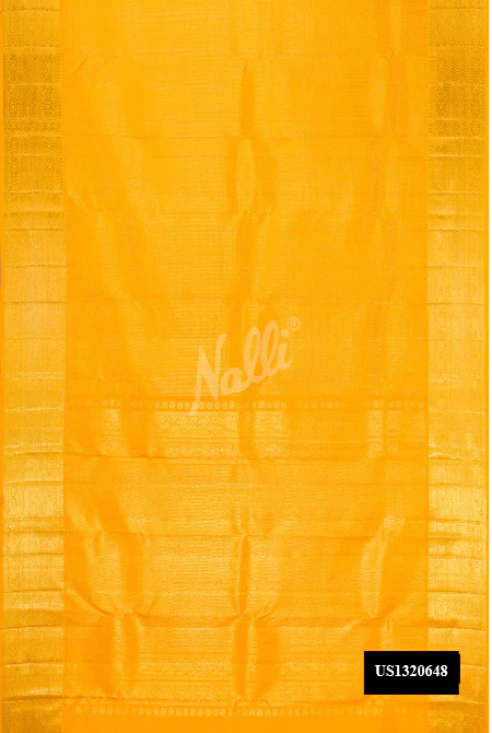 Yellow Dual Tone Kanchipuram Silk Saree
