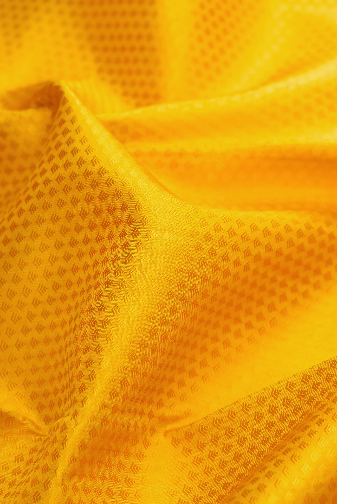 Yellow Kanjivaram Silk Saree - Image 2
